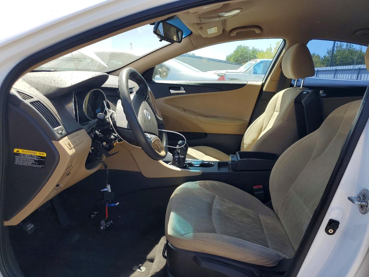 2012 Hyundai Sonata Gls White vin: 5NPEB4AC0CH354267