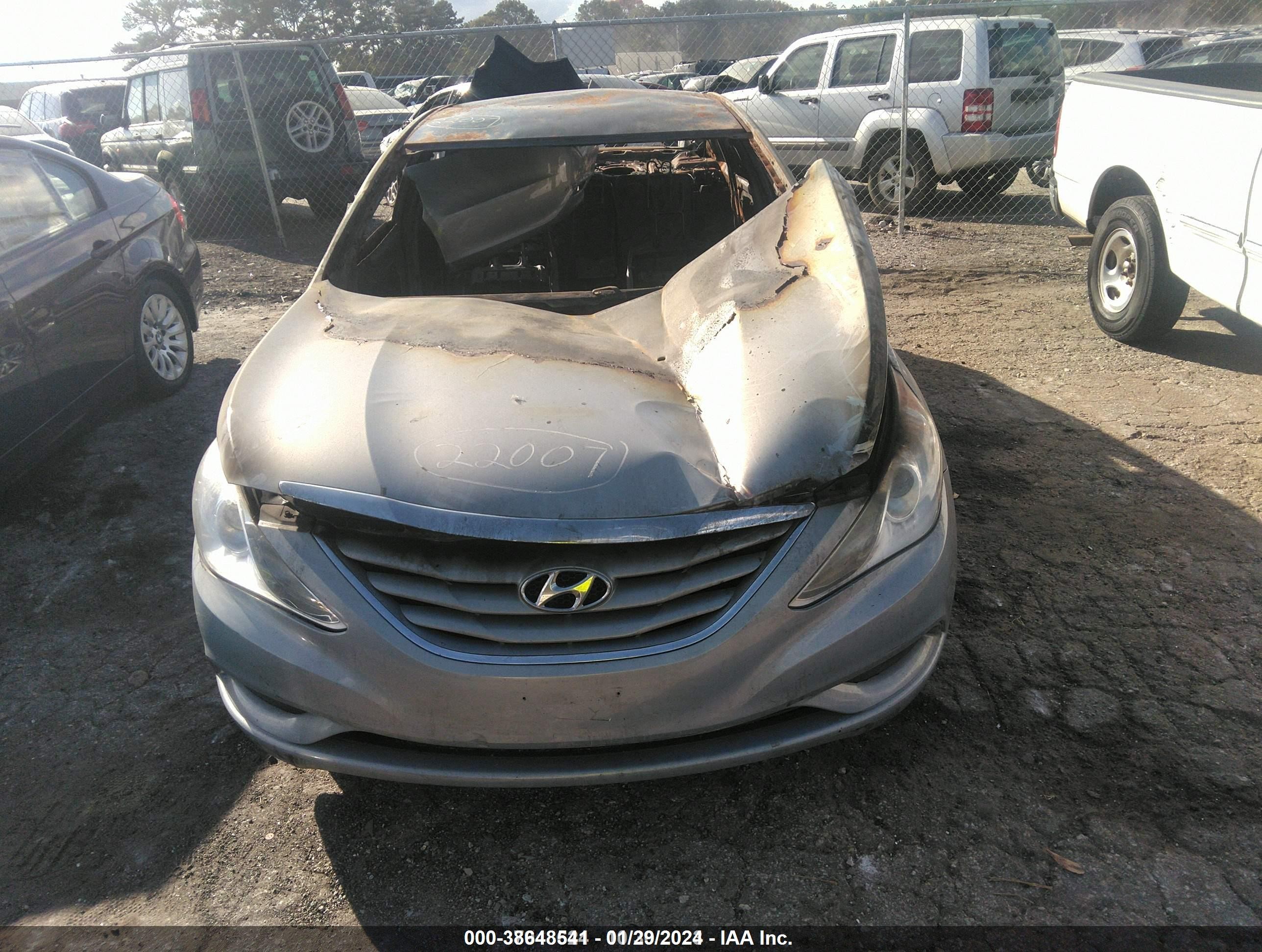 2012 Hyundai Sonata Gls Light Blue vin: 5NPEB4AC0CH359033
