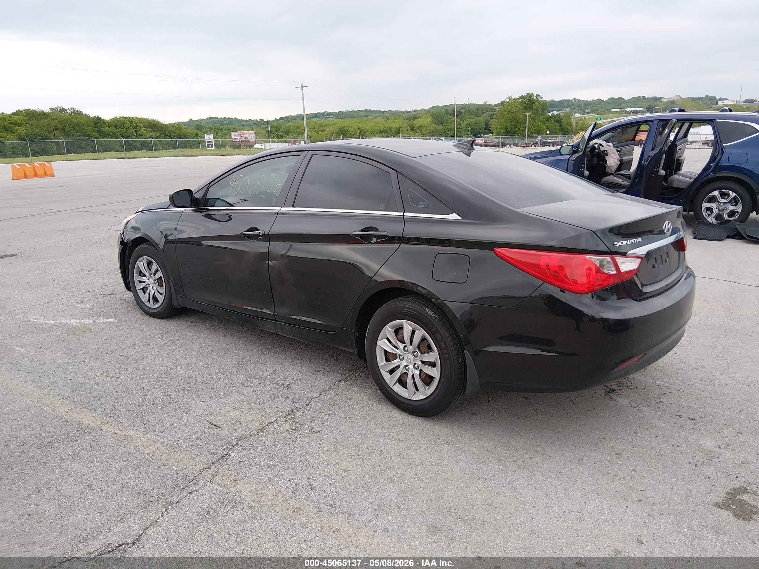 2012 Hyundai Sonata Gls Черный vin: 5NPEB4AC0CH374874