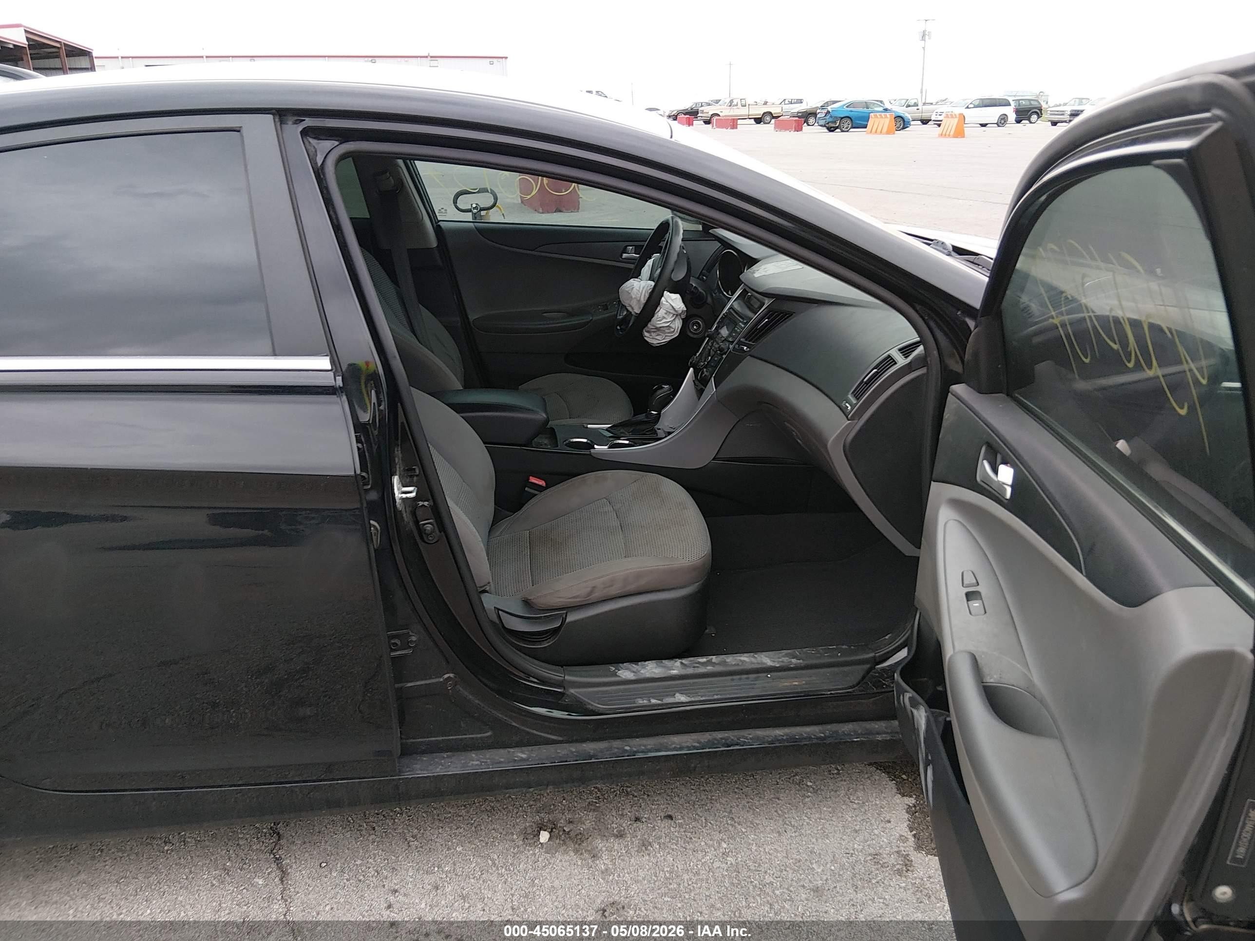 2012 Hyundai Sonata Gls Черный vin: 5NPEB4AC0CH374874