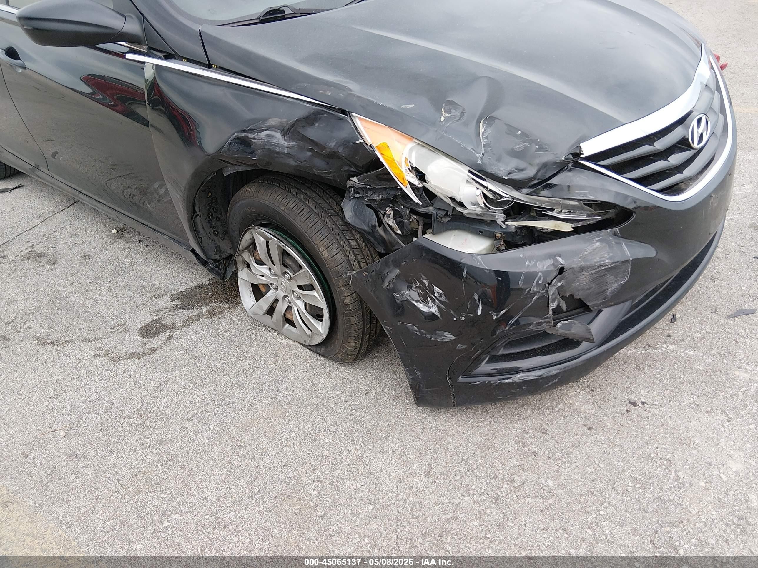 2012 Hyundai Sonata Gls Черный vin: 5NPEB4AC0CH374874
