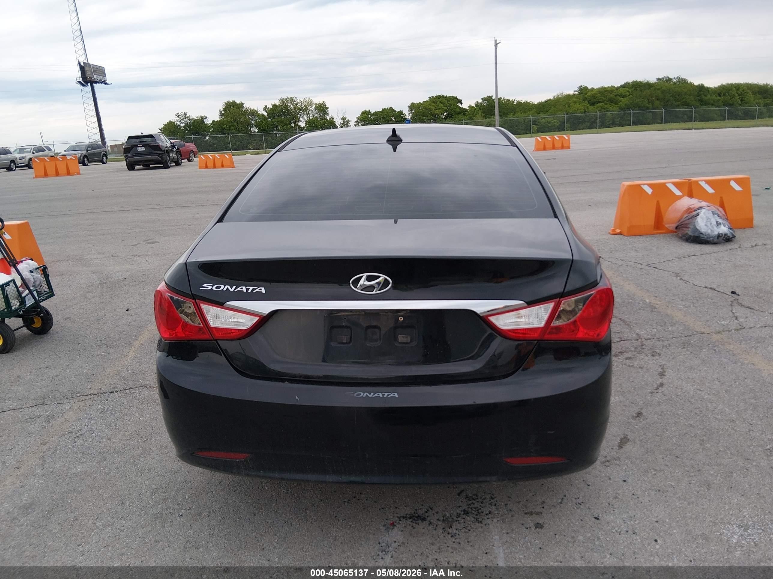 2012 Hyundai Sonata Gls Черный vin: 5NPEB4AC0CH374874