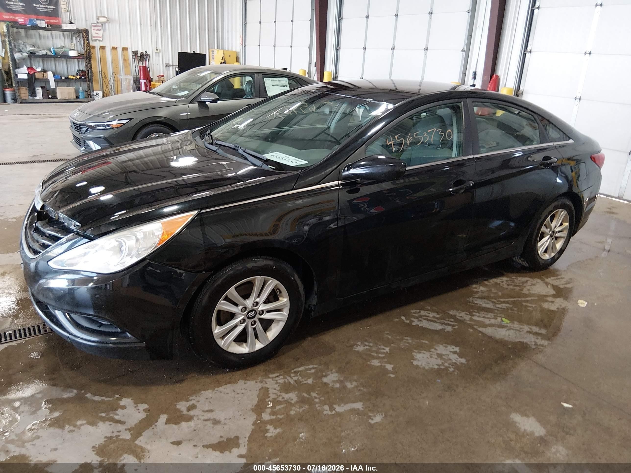 2012 Hyundai Sonata Gls Black vin: 5NPEB4AC0CH378133