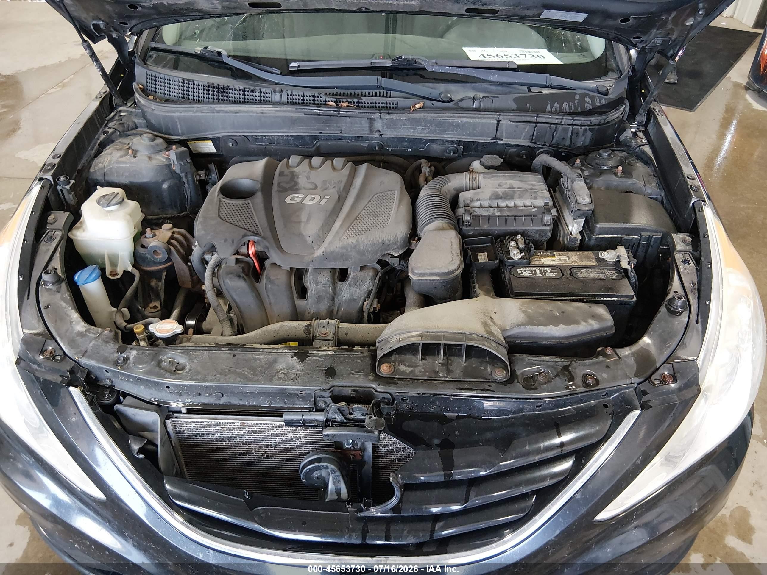 2012 Hyundai Sonata Gls Black vin: 5NPEB4AC0CH378133
