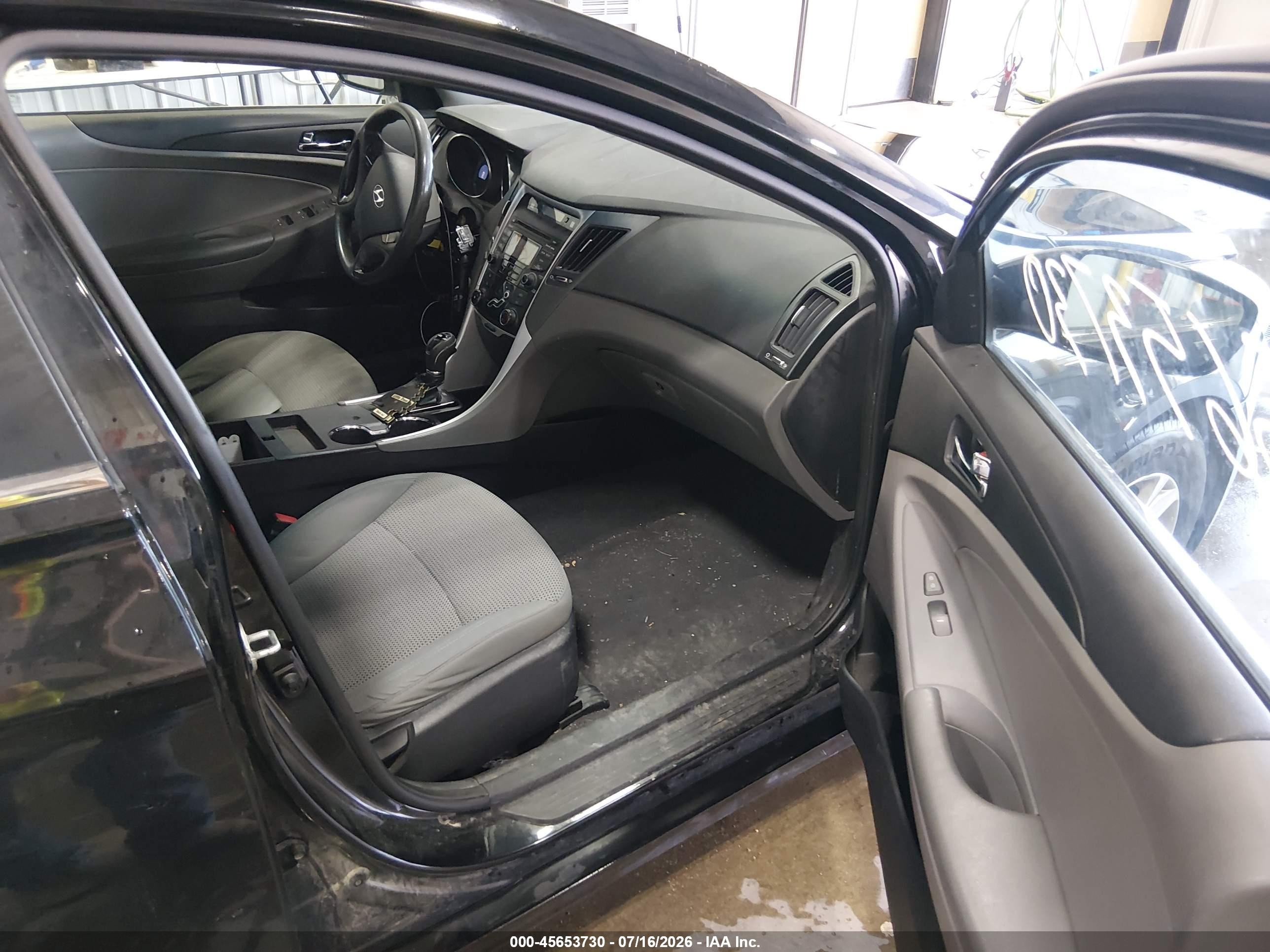 2012 Hyundai Sonata Gls Black vin: 5NPEB4AC0CH378133