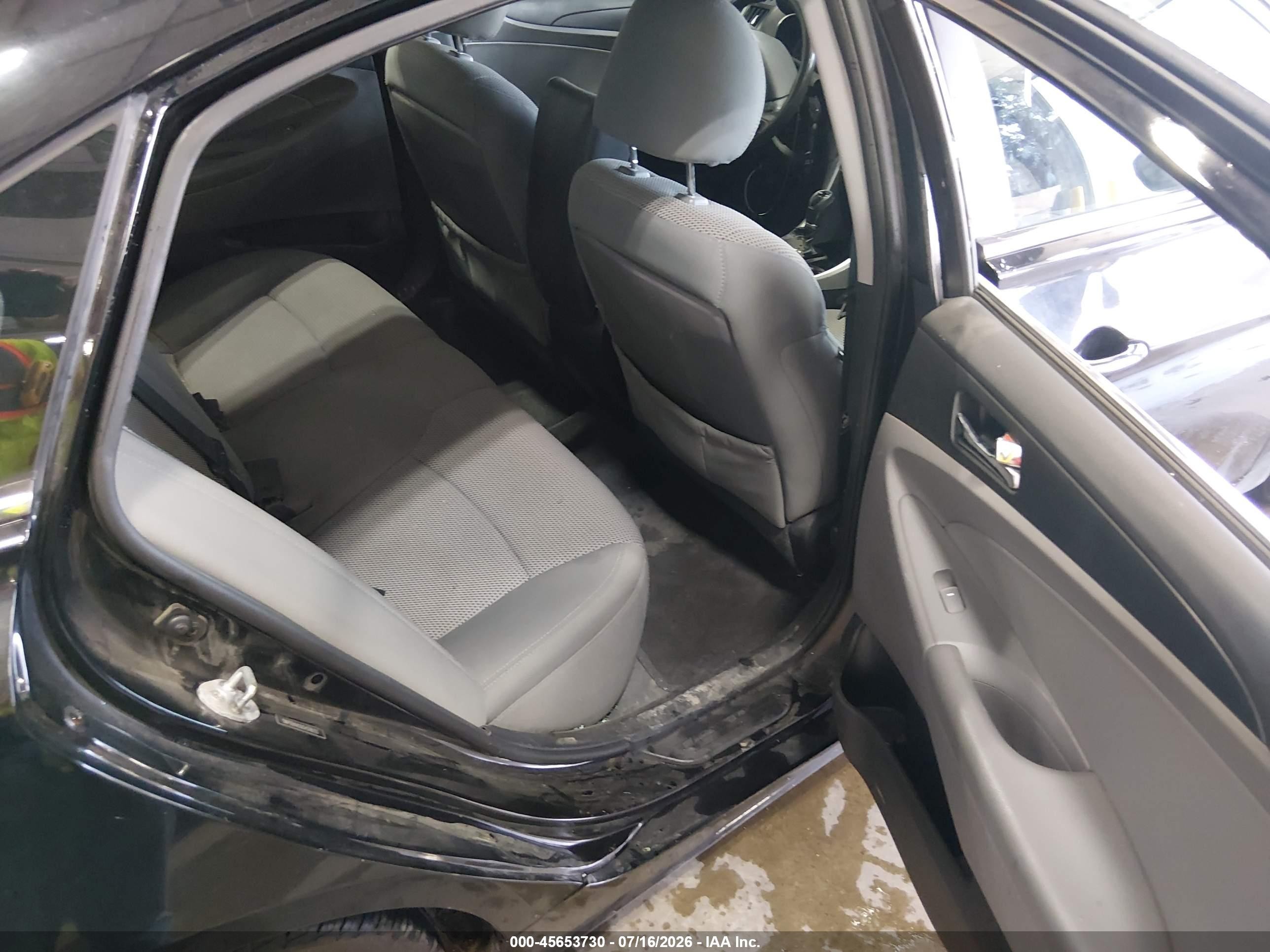 2012 Hyundai Sonata Gls Black vin: 5NPEB4AC0CH378133