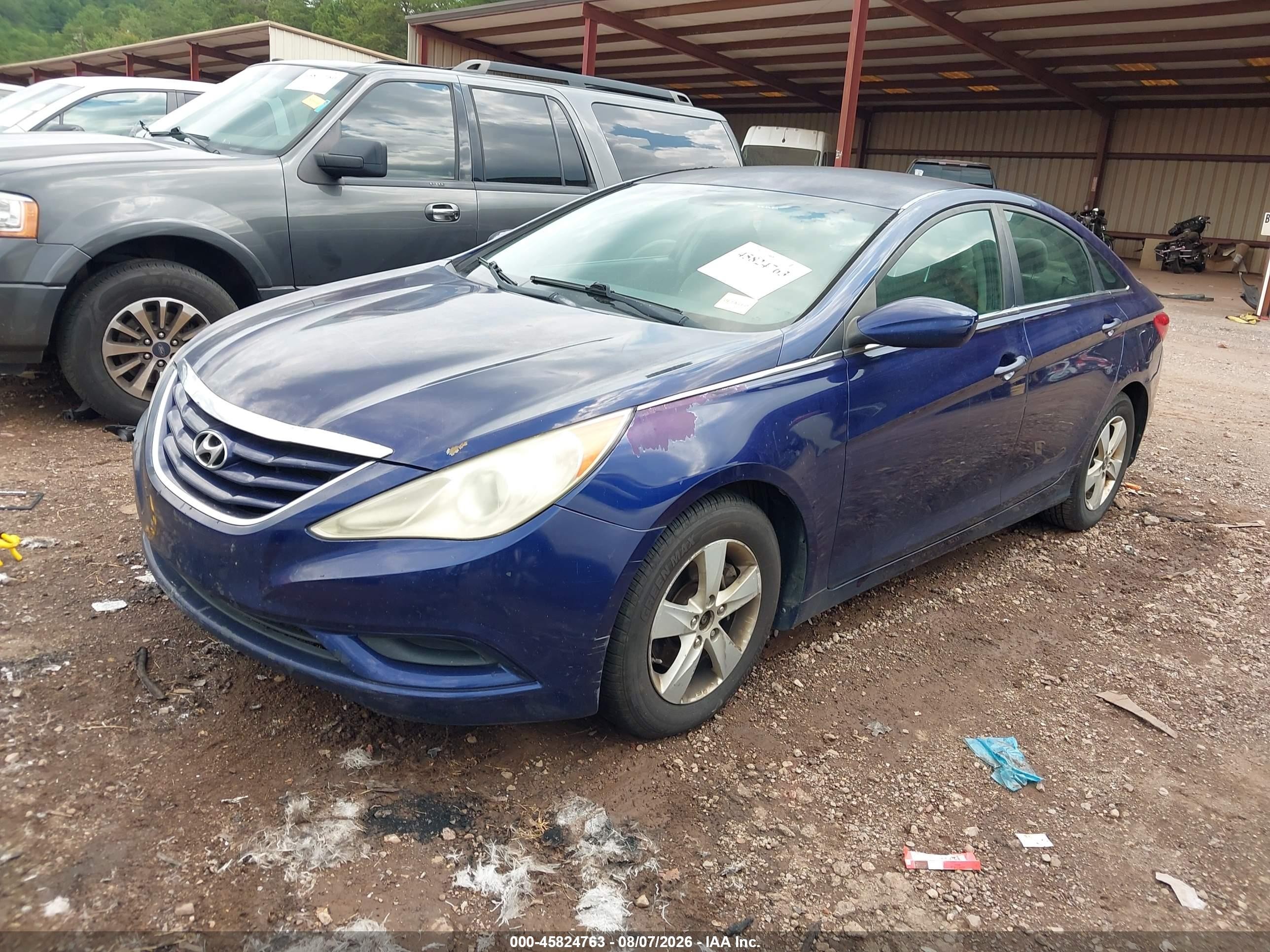 2012 Hyundai Sonata Gls Blue vin: 5NPEB4AC0CH379704