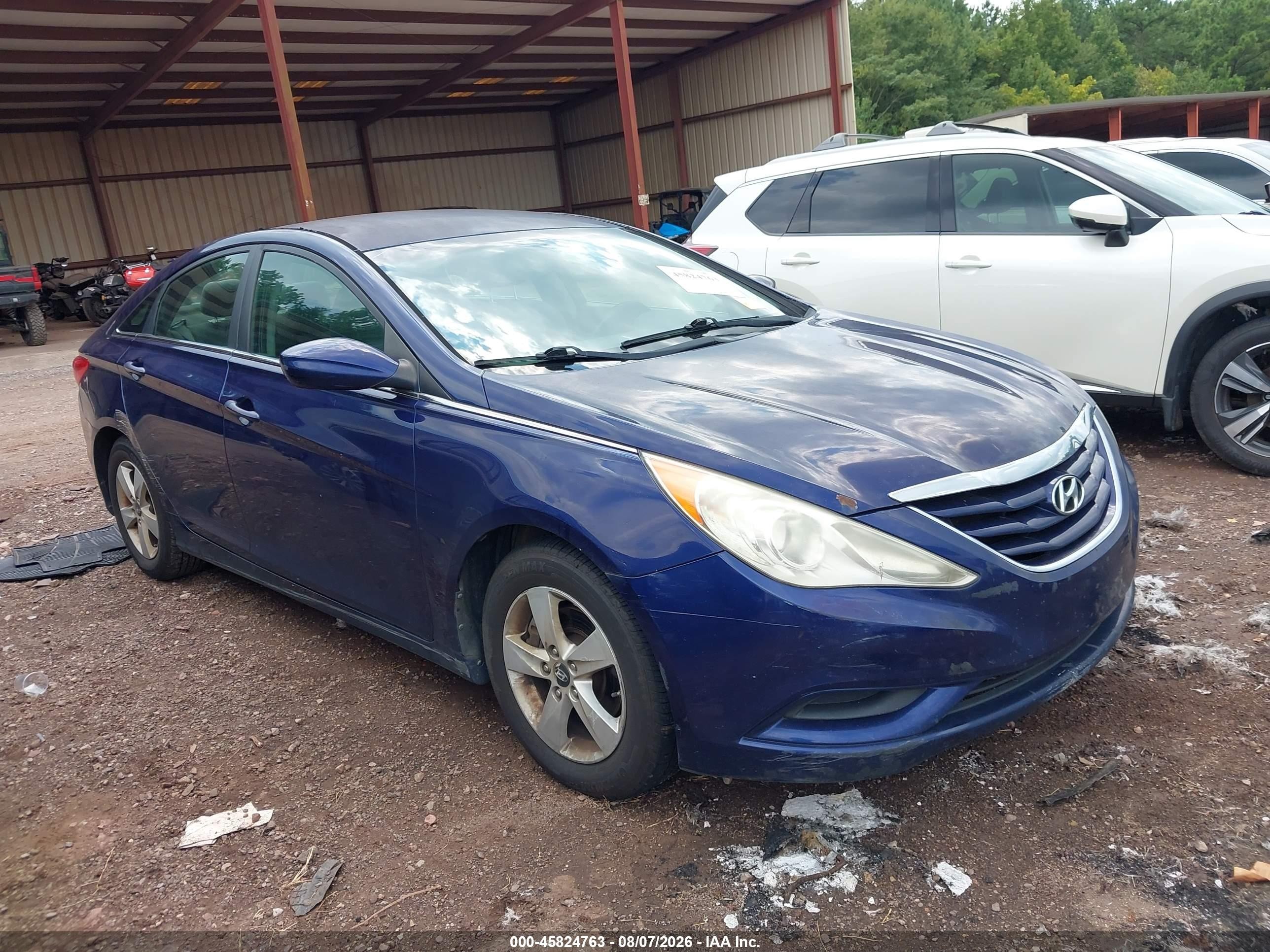 2012 Hyundai Sonata Gls Blue vin: 5NPEB4AC0CH379704