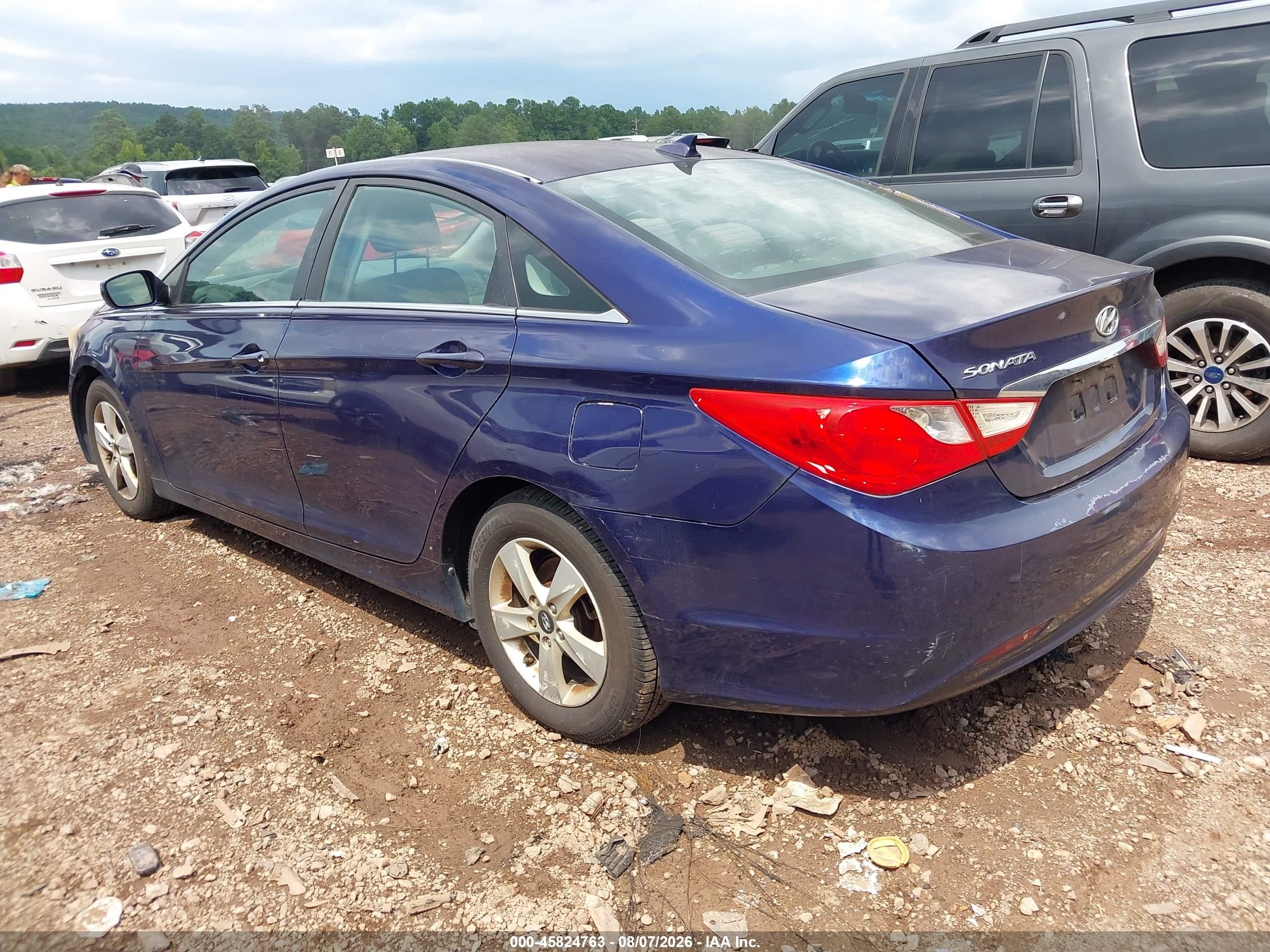 2012 Hyundai Sonata Gls Blue vin: 5NPEB4AC0CH379704