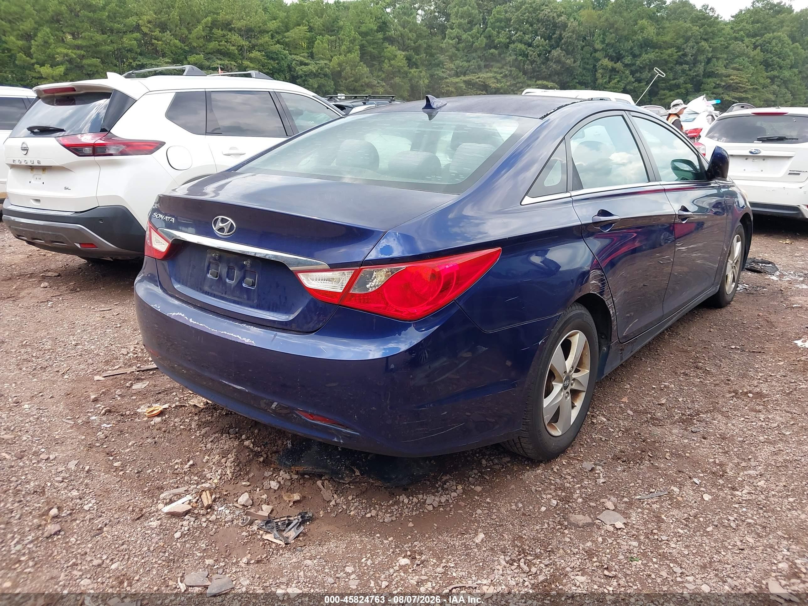 2012 Hyundai Sonata Gls Blue vin: 5NPEB4AC0CH379704