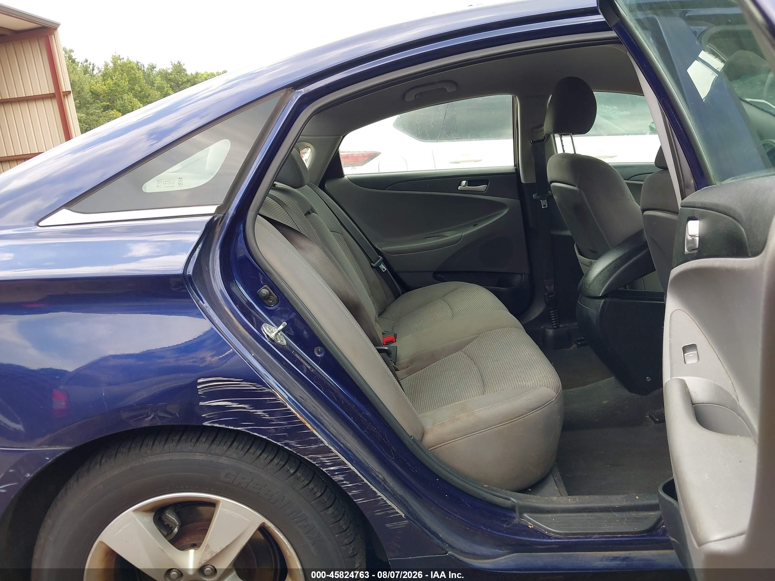 2012 Hyundai Sonata Gls Blue vin: 5NPEB4AC0CH379704