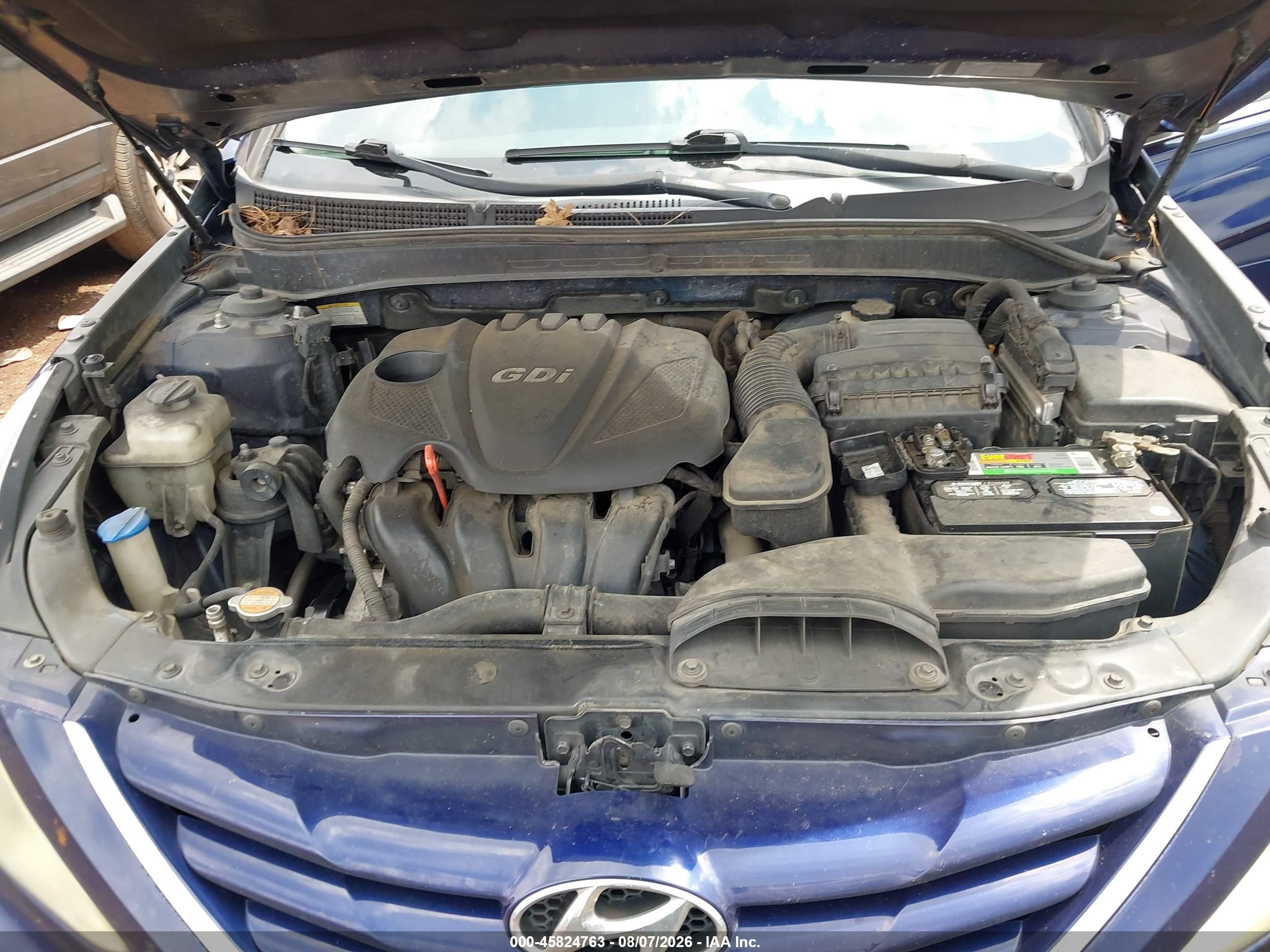 2012 Hyundai Sonata Gls Blue vin: 5NPEB4AC0CH379704