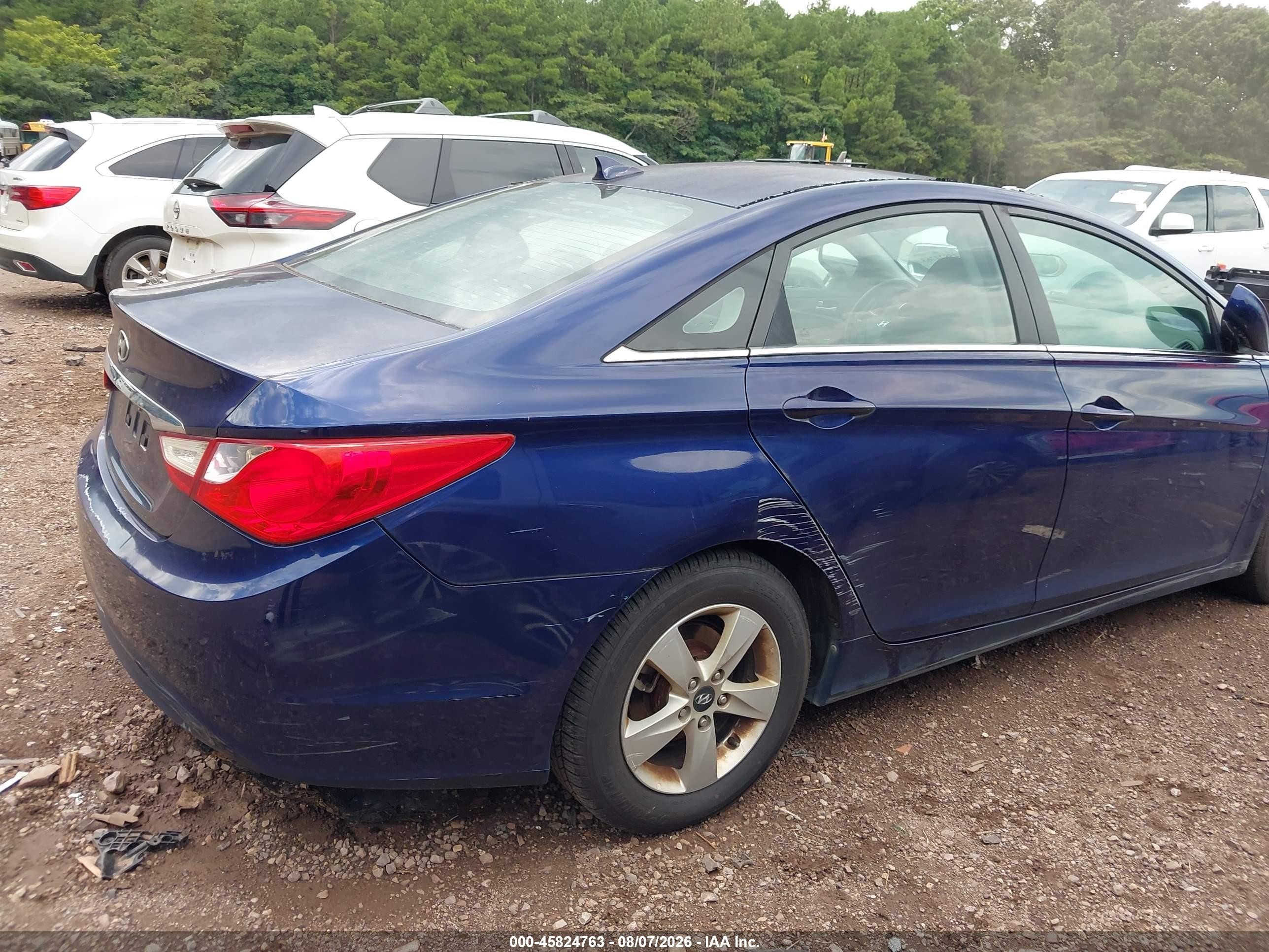 2012 Hyundai Sonata Gls Blue vin: 5NPEB4AC0CH379704