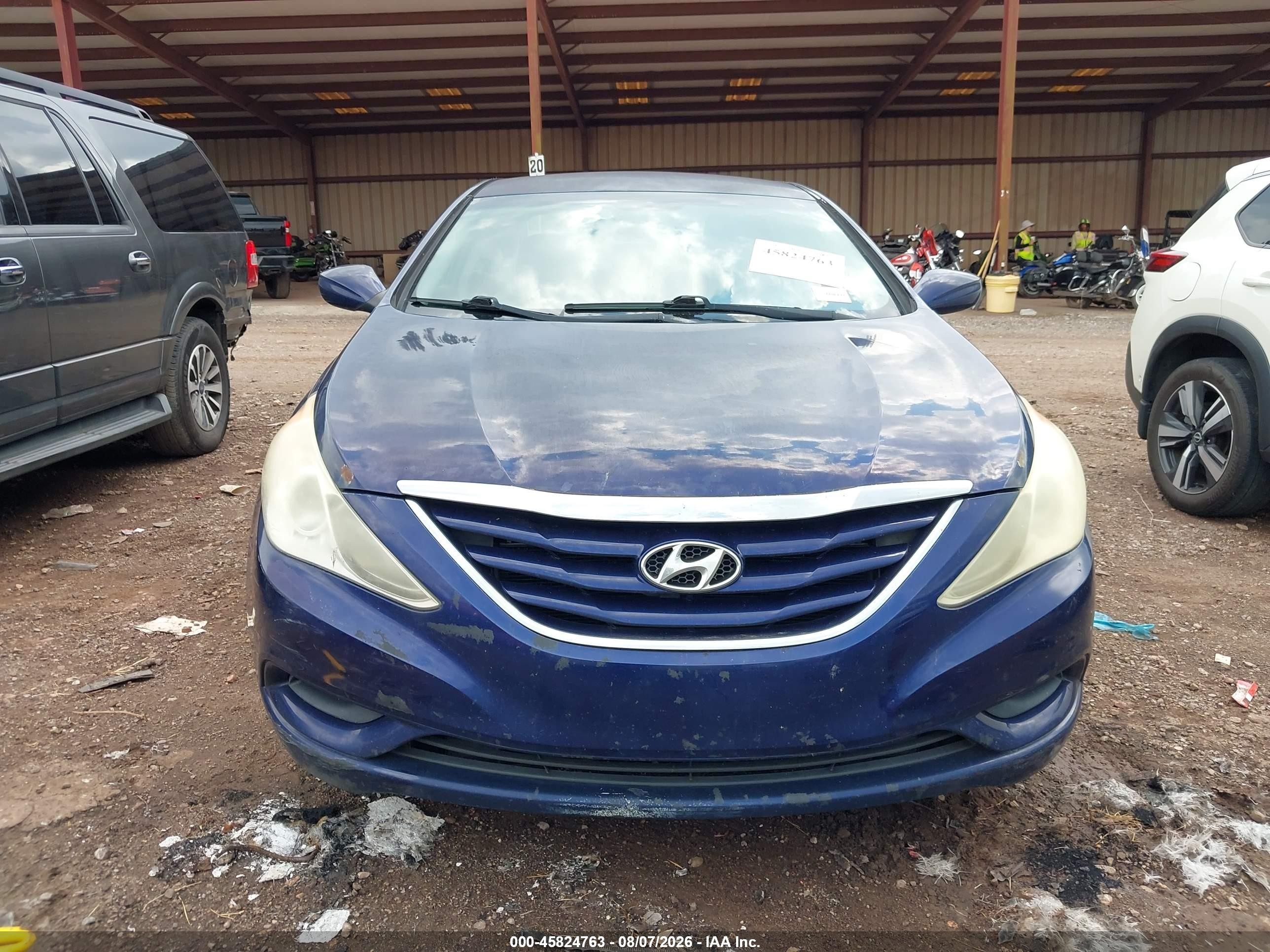 2012 Hyundai Sonata Gls Blue vin: 5NPEB4AC0CH379704