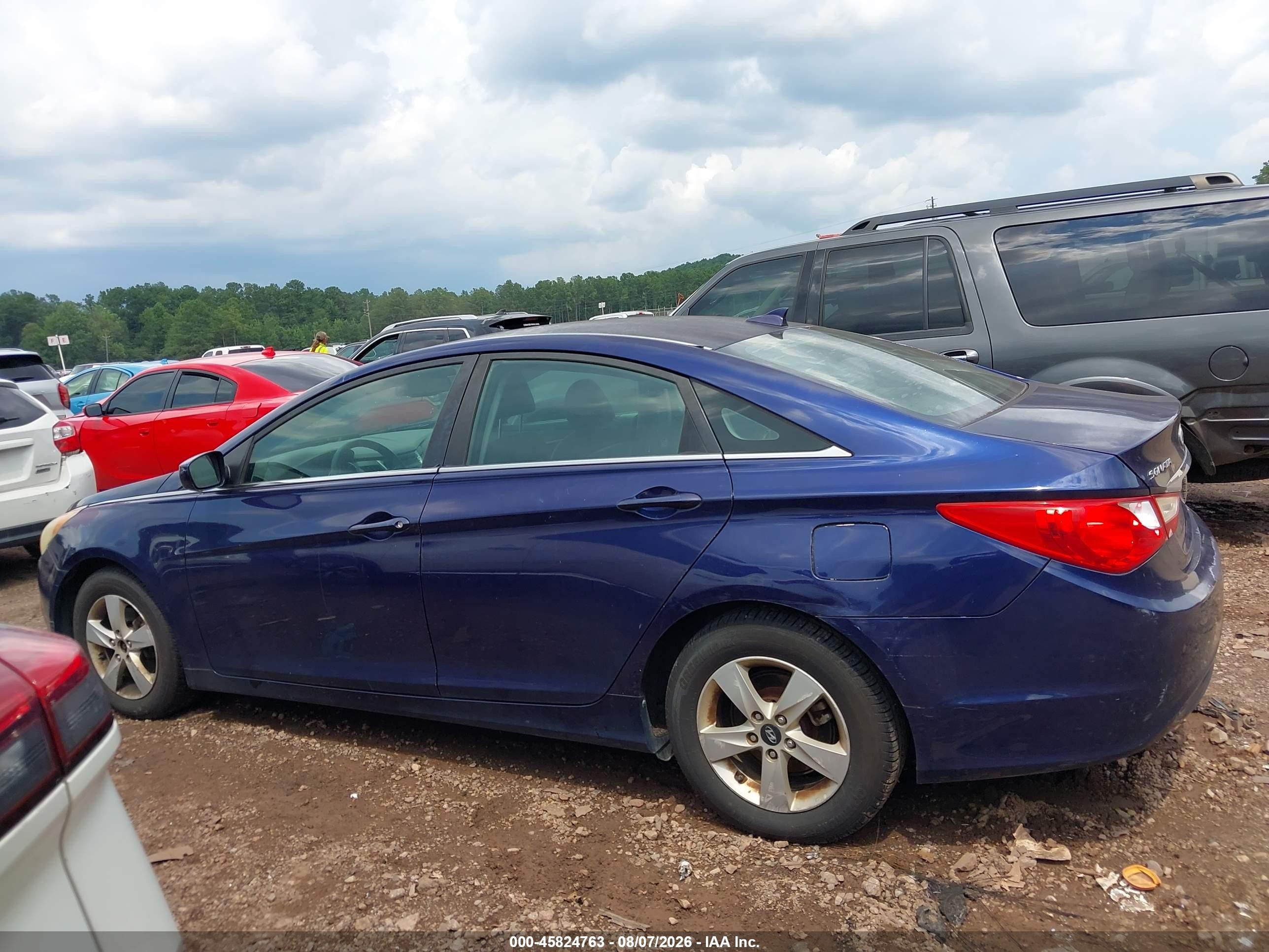 2012 Hyundai Sonata Gls Blue vin: 5NPEB4AC0CH379704