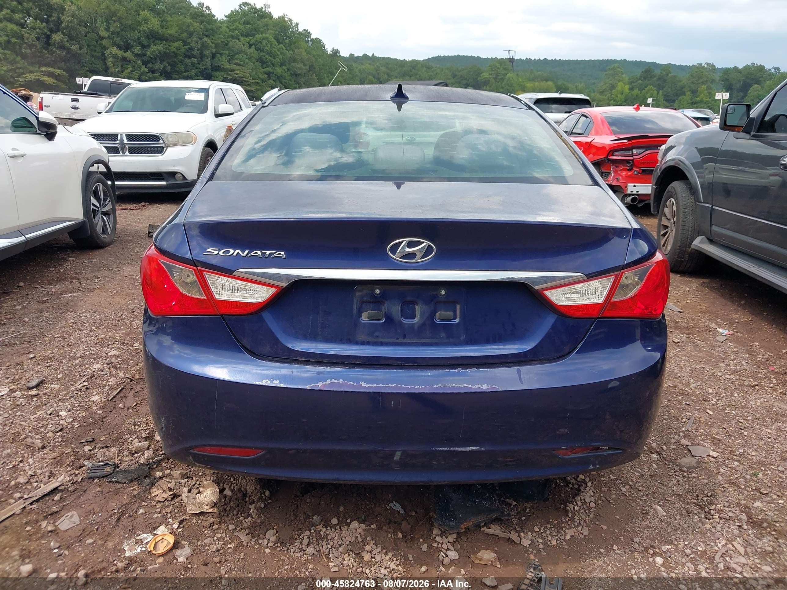 2012 Hyundai Sonata Gls Blue vin: 5NPEB4AC0CH379704