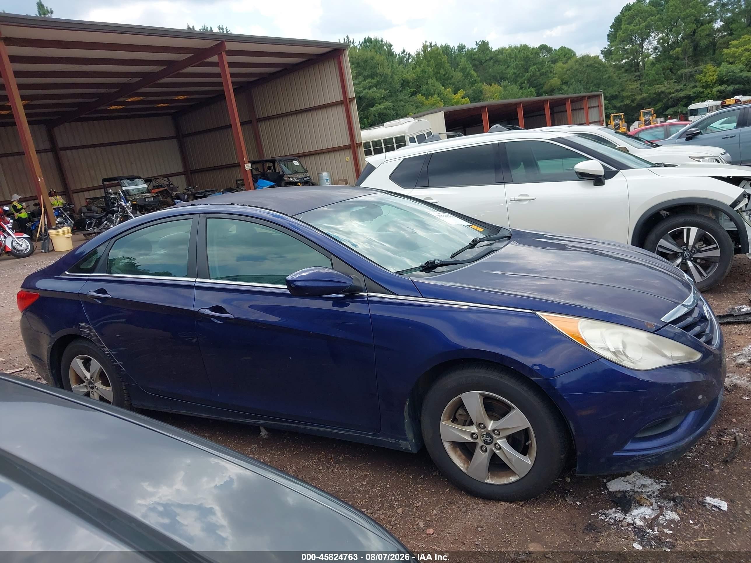 2012 Hyundai Sonata Gls Blue vin: 5NPEB4AC0CH379704