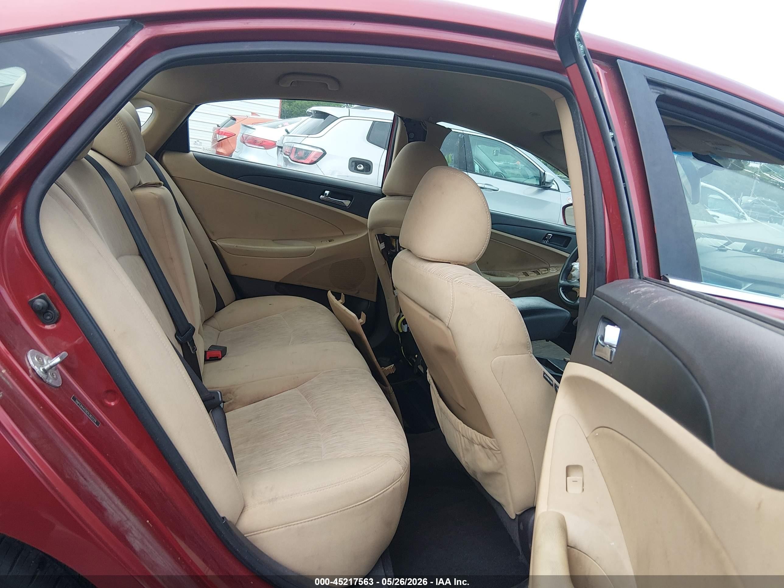2012 Hyundai Sonata Gls Red vin: 5NPEB4AC0CH382229