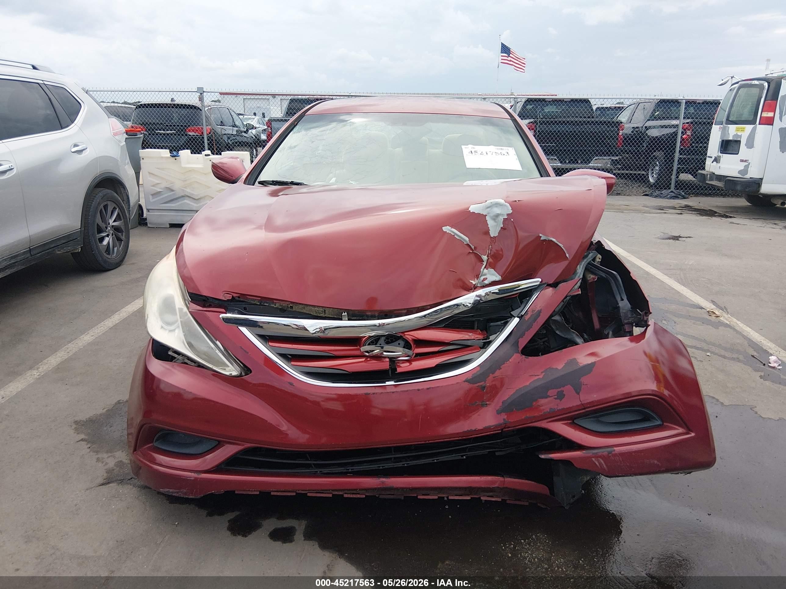 2012 Hyundai Sonata Gls Red vin: 5NPEB4AC0CH382229