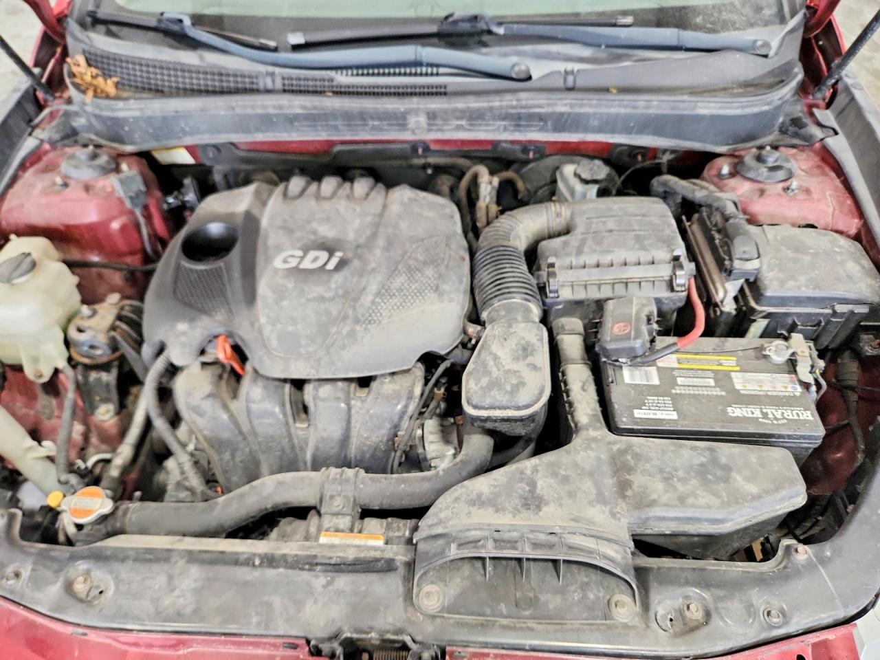 2012 Hyundai Sonata Gls Красный vin: 5NPEB4AC0CH386006
