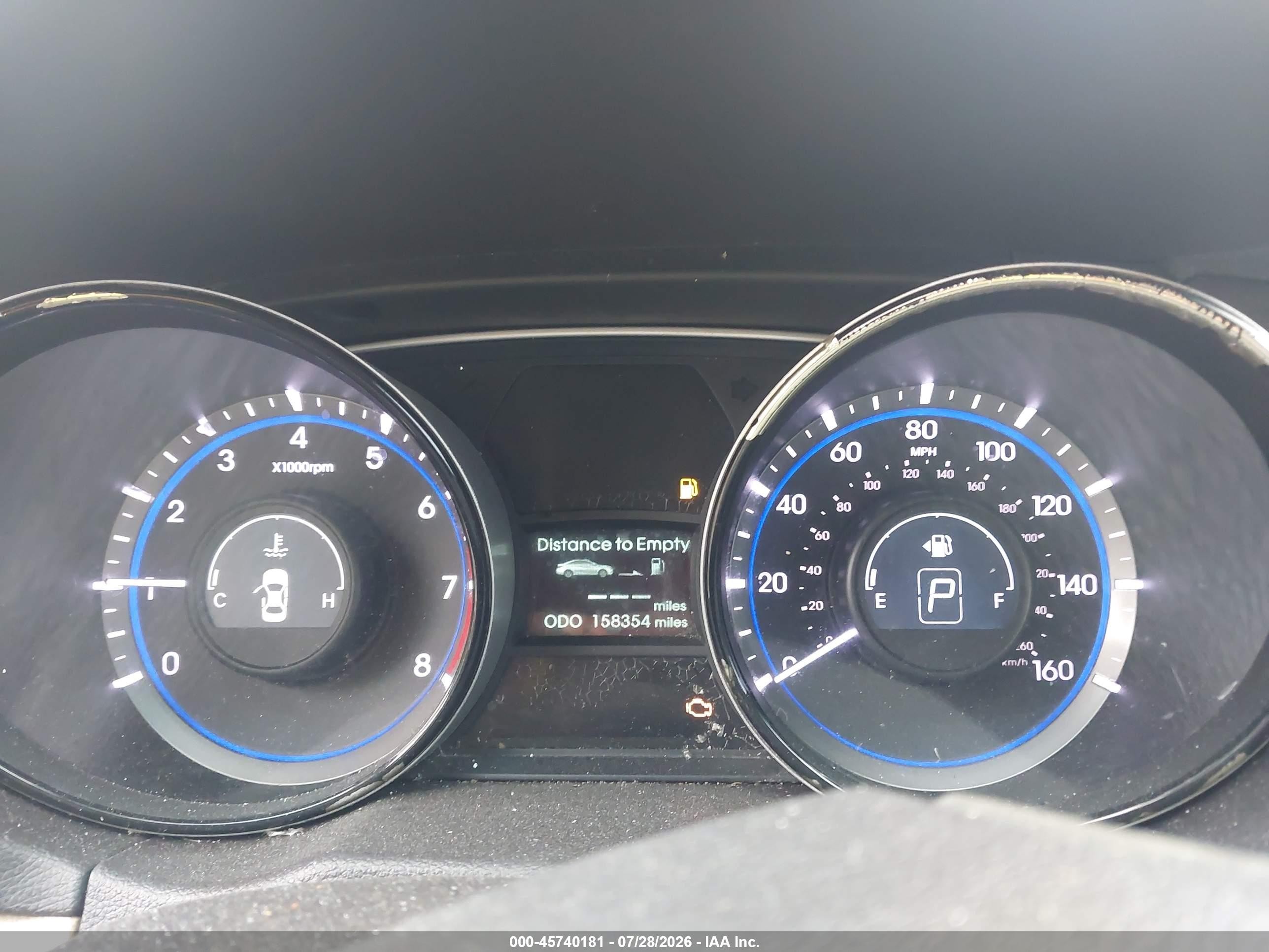 2012 Hyundai Sonata Gls White vin: 5NPEB4AC0CH415312
