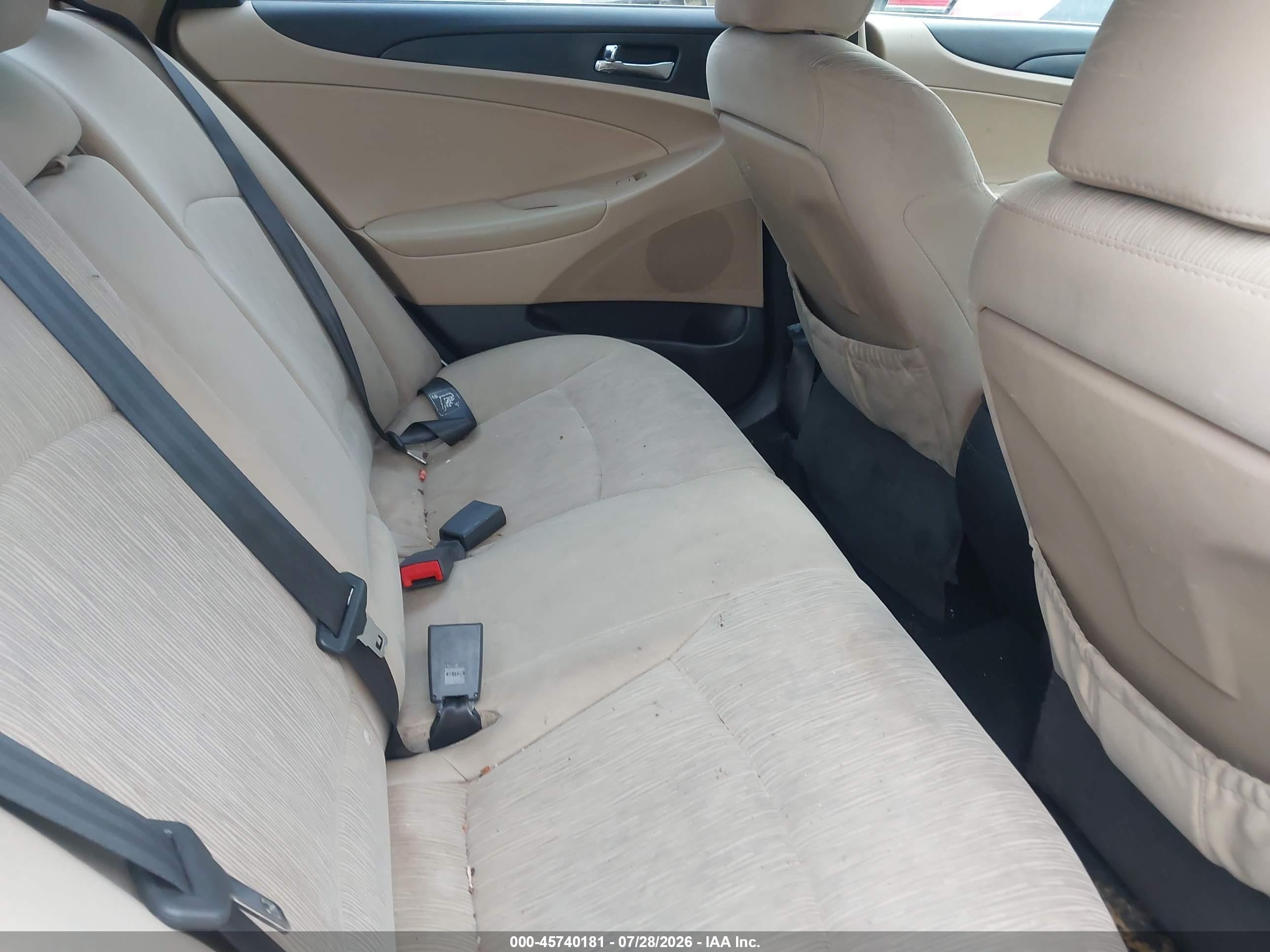 2012 Hyundai Sonata Gls White vin: 5NPEB4AC0CH415312