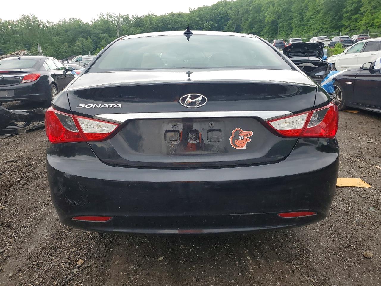 2012 Hyundai Sonata Gls Black vin: 5NPEB4AC0CH416783
