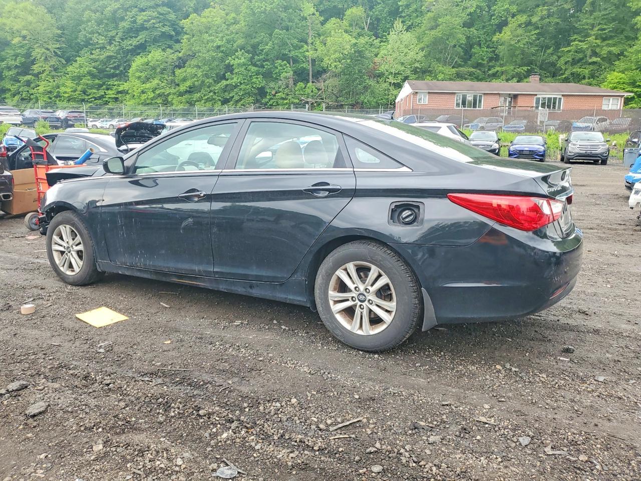 2012 Hyundai Sonata Gls Black vin: 5NPEB4AC0CH416783
