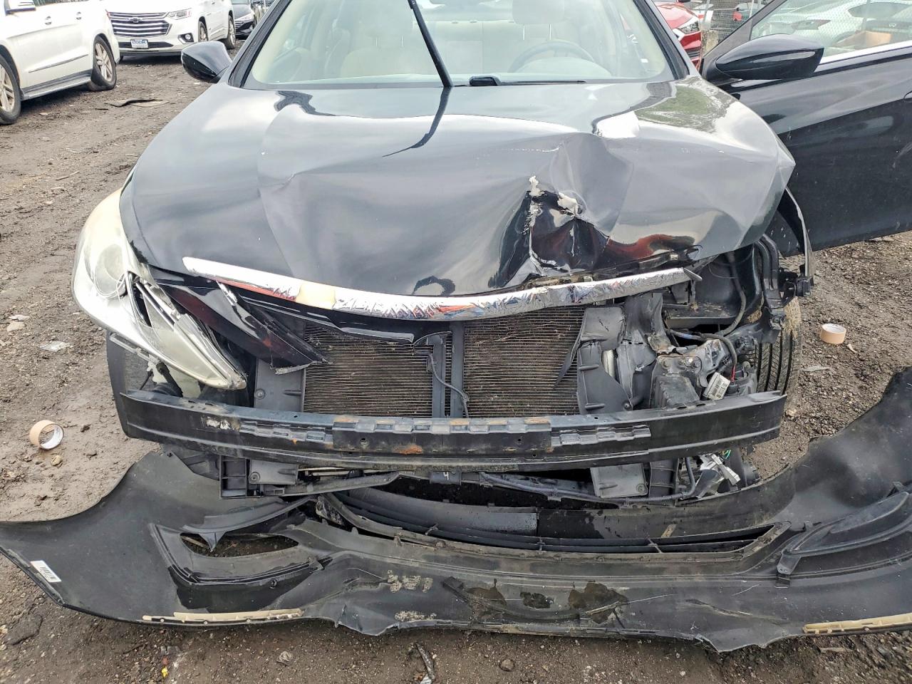 2012 Hyundai Sonata Gls Black vin: 5NPEB4AC0CH416783