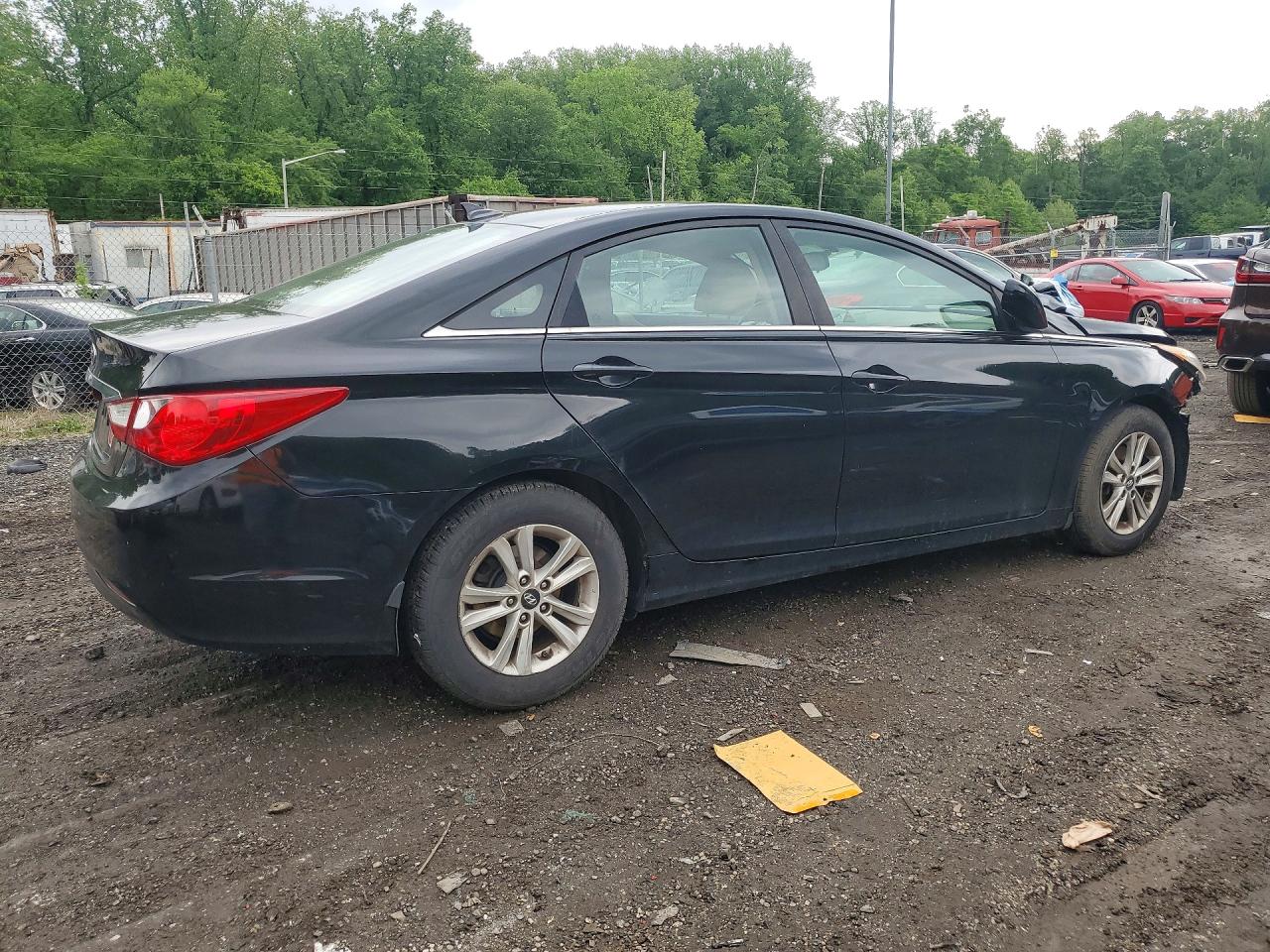 2012 Hyundai Sonata Gls Black vin: 5NPEB4AC0CH416783