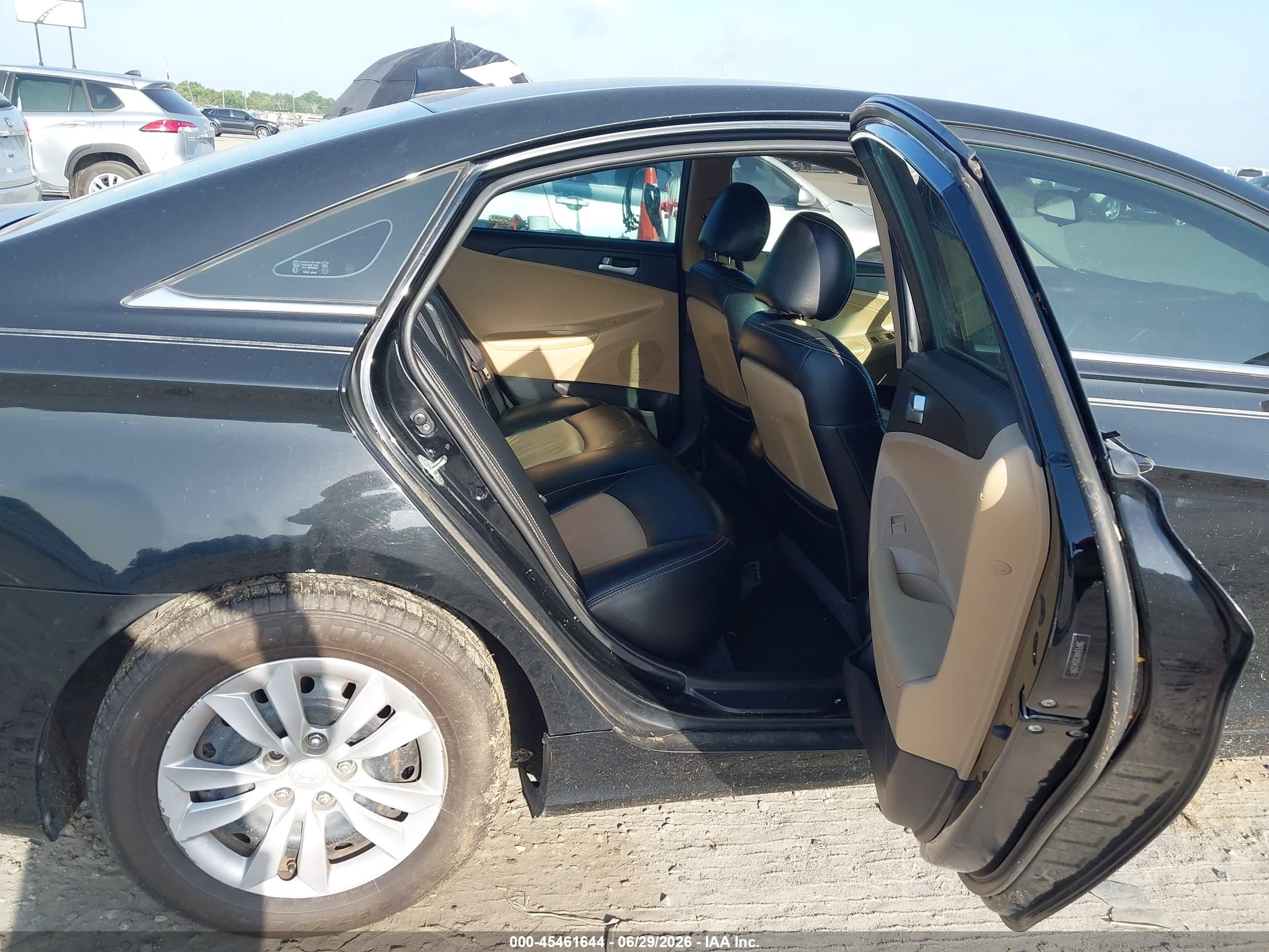 2012 Hyundai Sonata Gls Black vin: 5NPEB4AC0CH417514