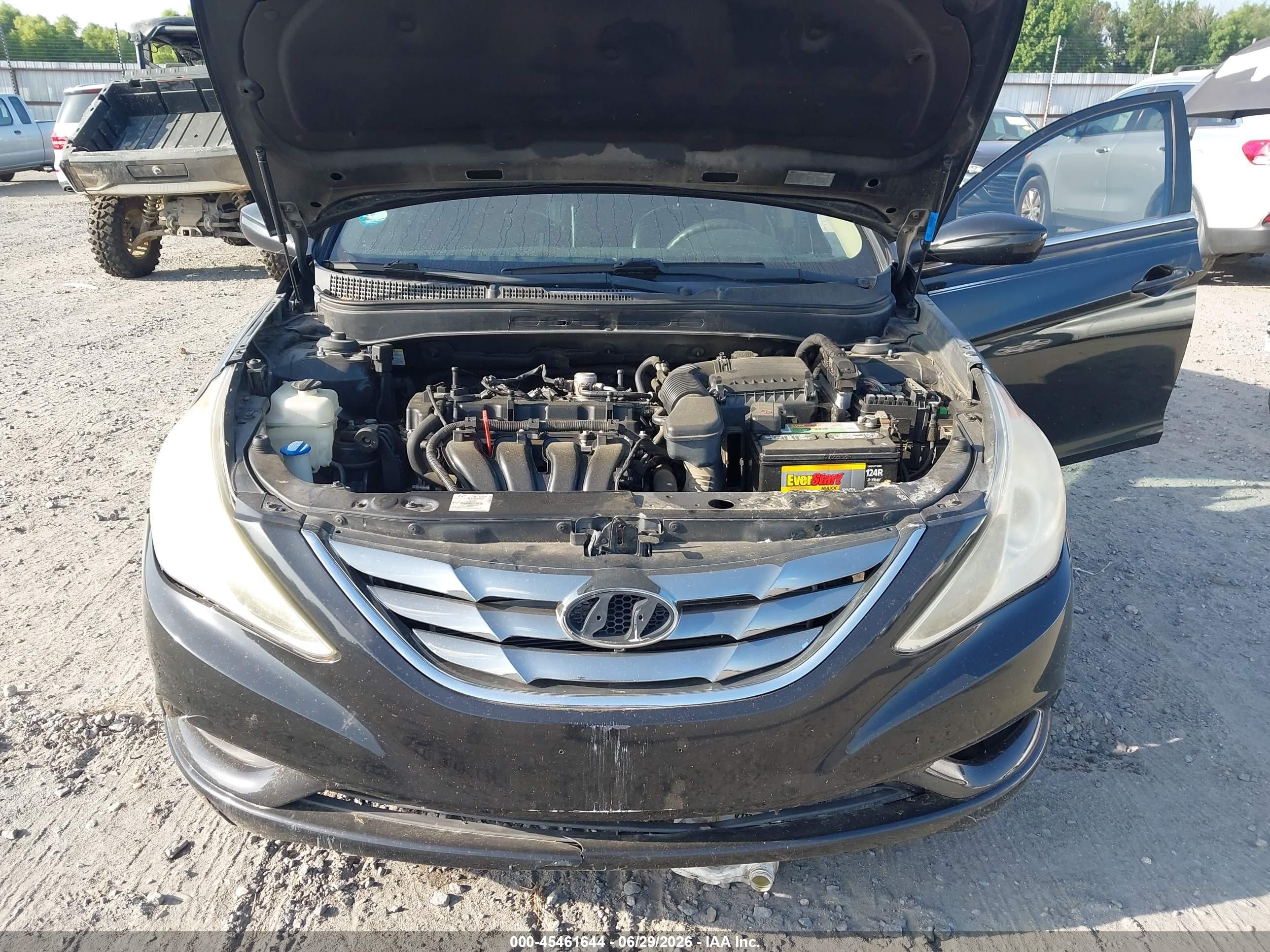 2012 Hyundai Sonata Gls Black vin: 5NPEB4AC0CH417514