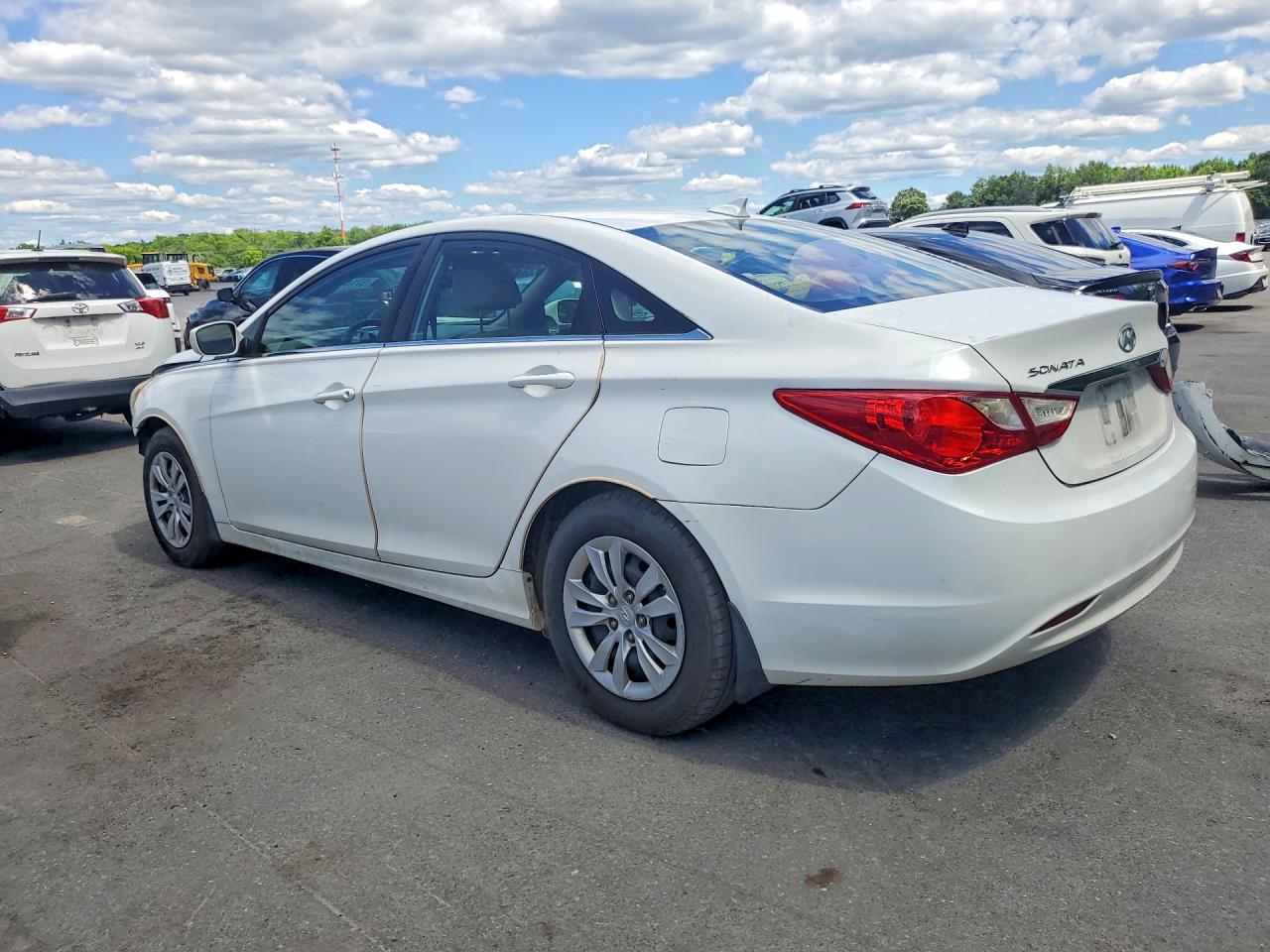2012 Hyundai Sonata Gls White vin: 5NPEB4AC0CH446463