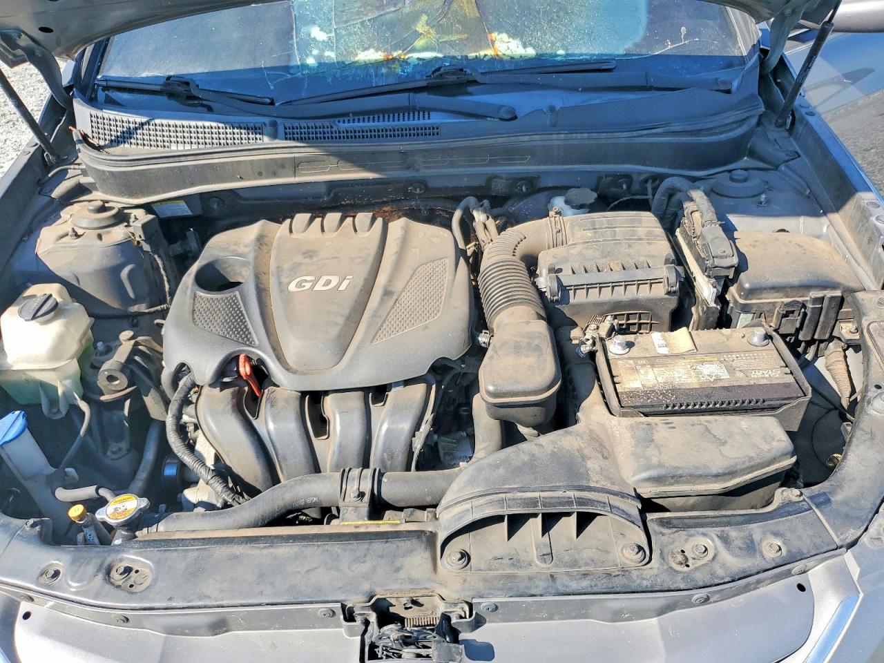 2012 Hyundai Sonata Gls Белый vin: 5NPEB4AC0CH453851