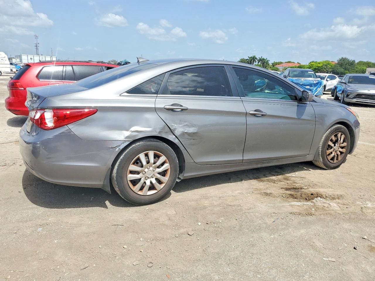 2012 Hyundai Sonata Gls Gray vin: 5NPEB4AC0CH461285