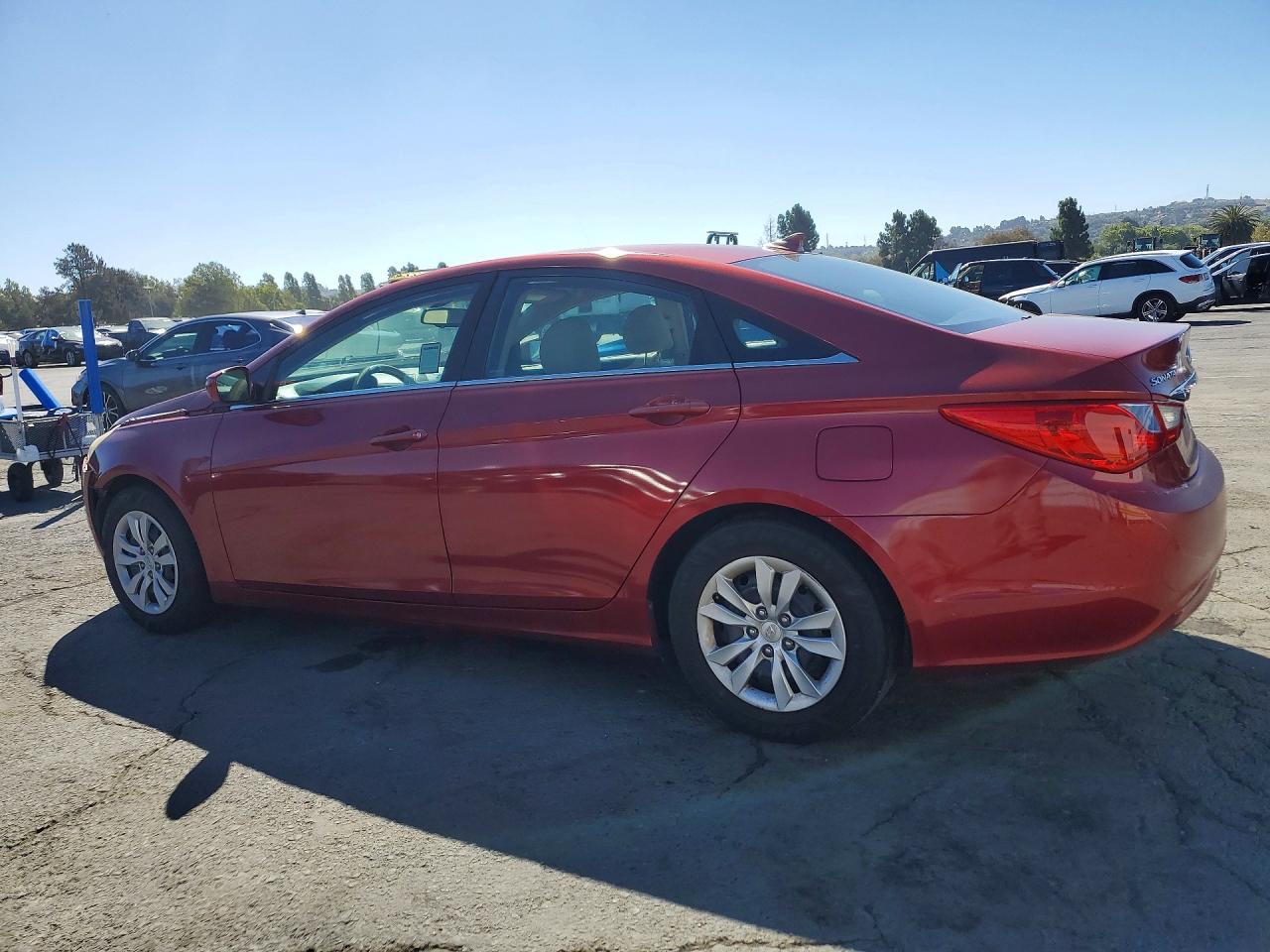 2012 Hyundai Sonata Gls Red vin: 5NPEB4AC0CH466681