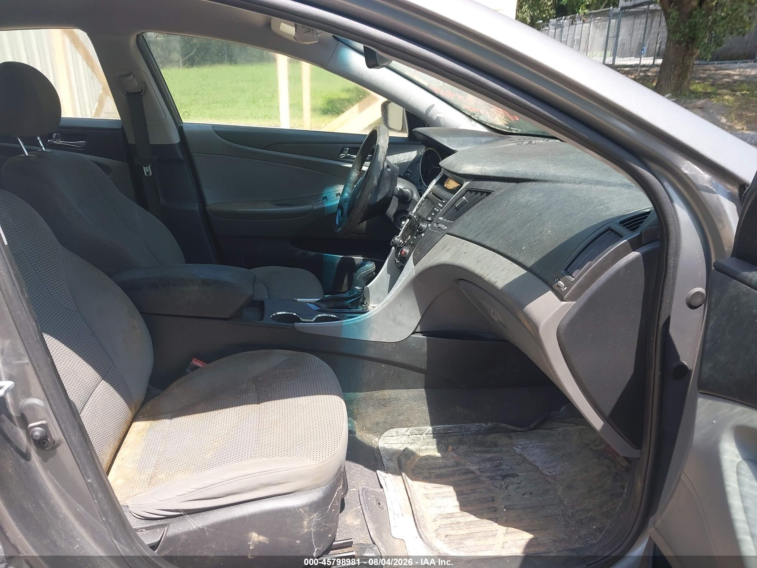 2012 Hyundai Sonata Gls Gray vin: 5NPEB4AC0CH466728