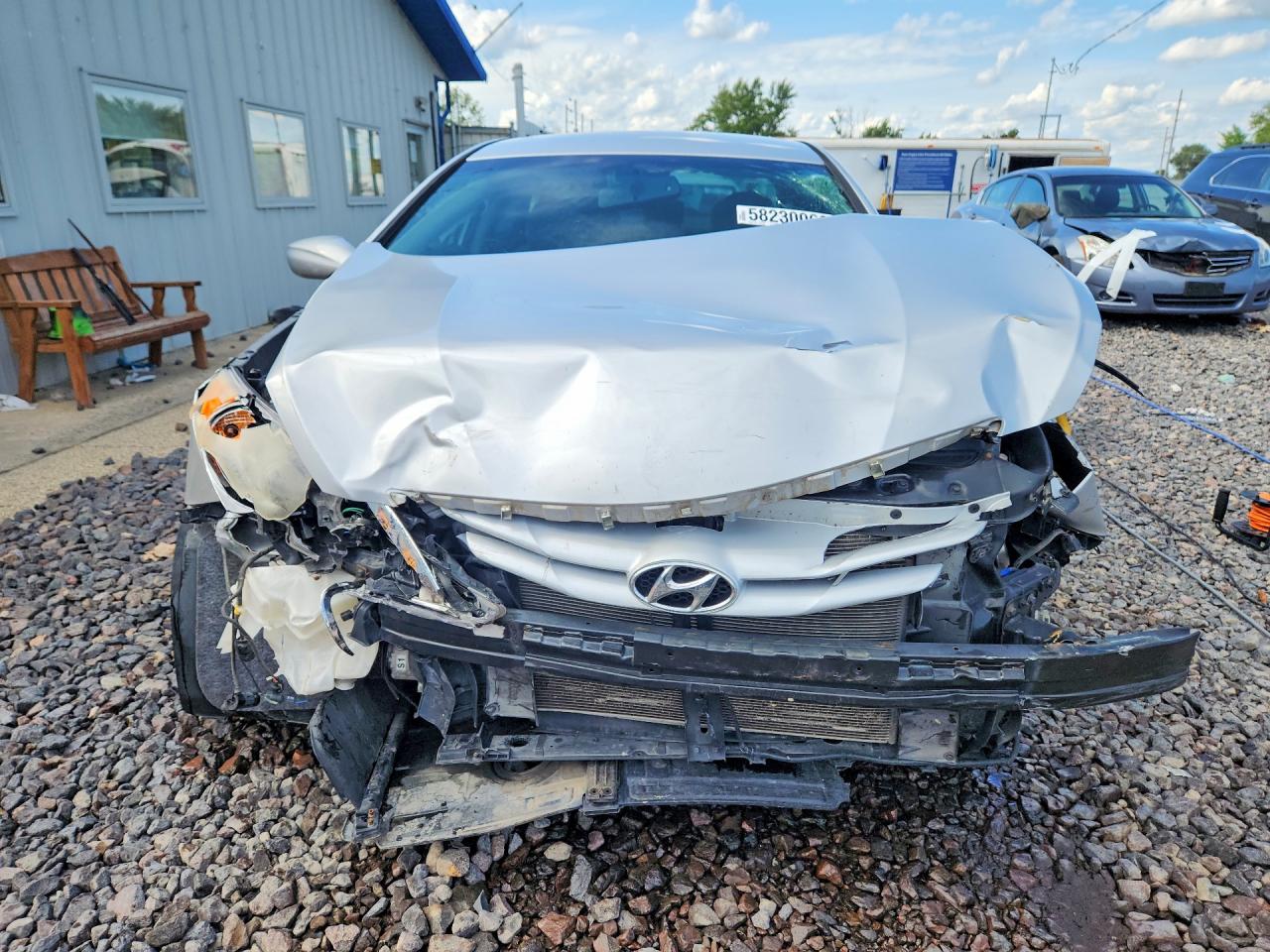 2012 Hyundai Sonata Серебряный vin: 5NPEB4AC0CH471914