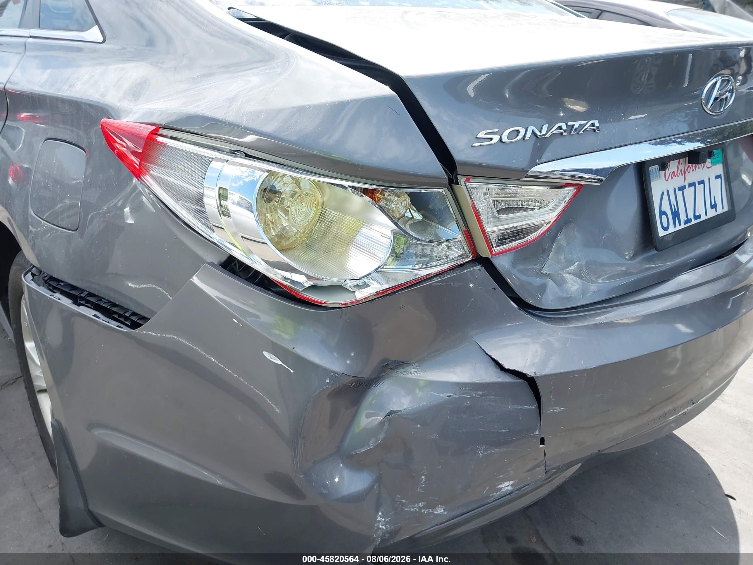 2012 Hyundai Sonata Gls Gray vin: 5NPEB4AC0CH477678