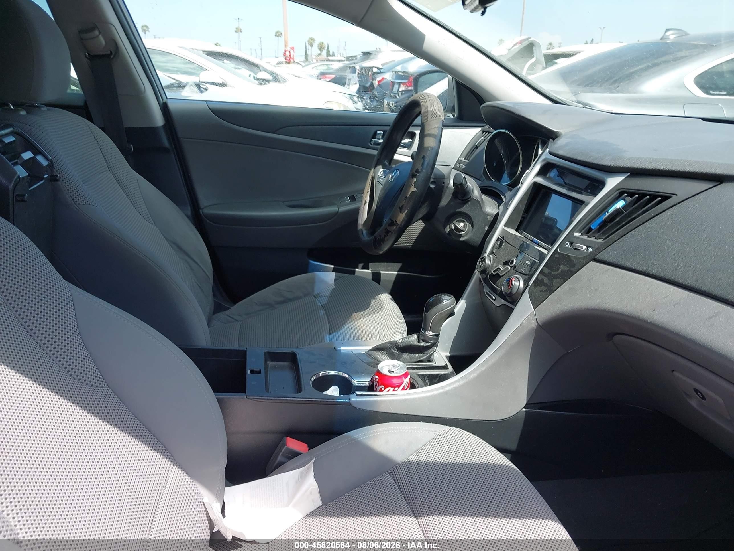 2012 Hyundai Sonata Gls Gray vin: 5NPEB4AC0CH477678