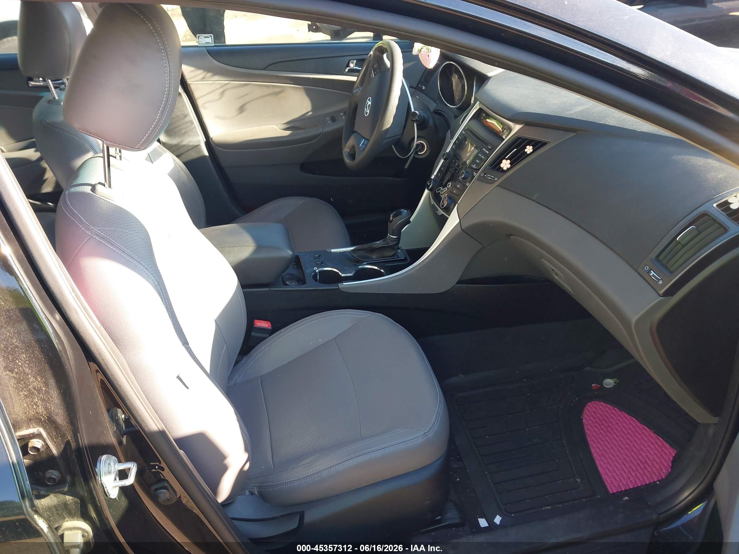 2012 Hyundai Sonata Gls Black vin: 5NPEB4AC0CH499194