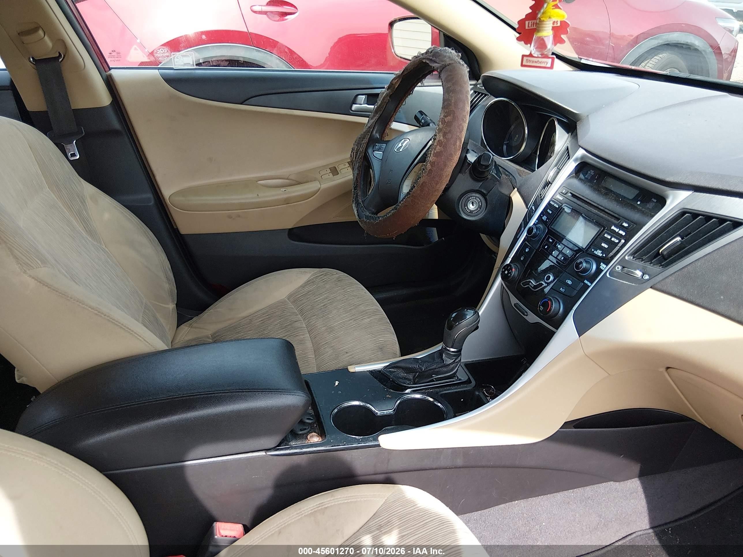 2013 Hyundai Sonata Gls Red vin: 5NPEB4AC0DH513158