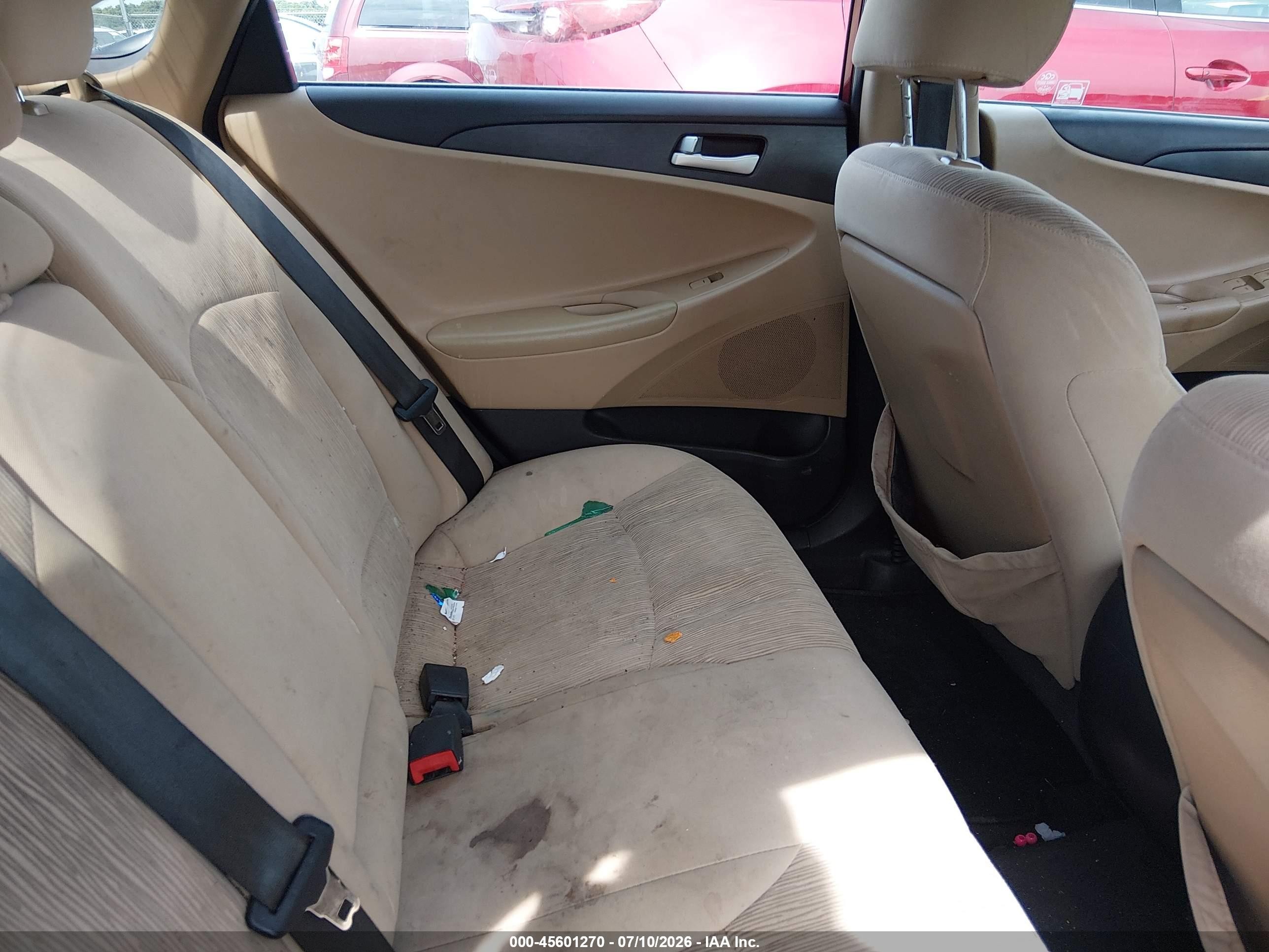 2013 Hyundai Sonata Gls Red vin: 5NPEB4AC0DH513158