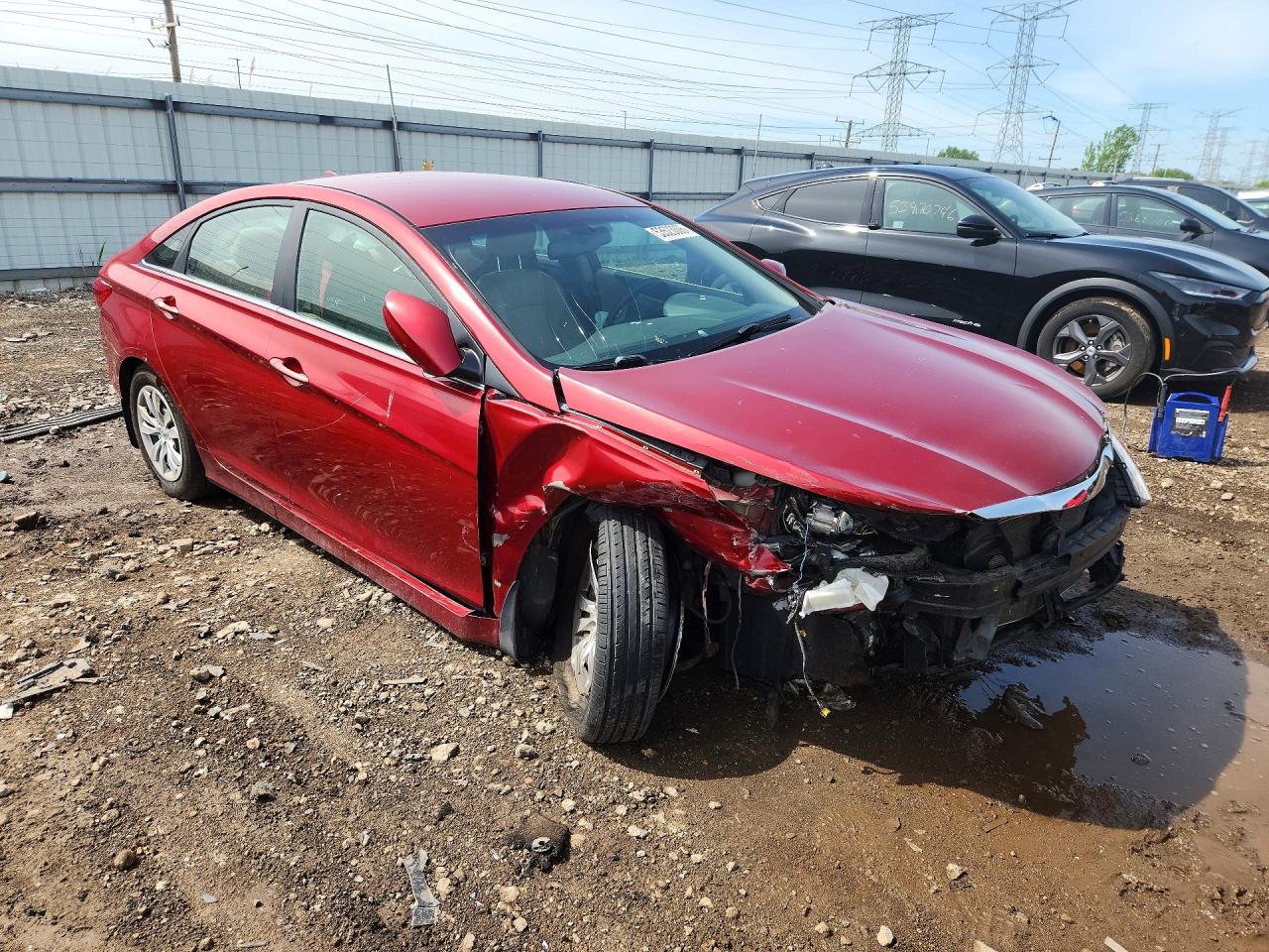 2013 Hyundai Sonata Gls Красный vin: 5NPEB4AC0DH513368
