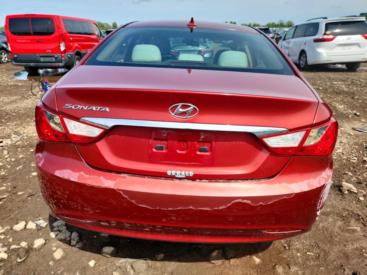 2013 Hyundai Sonata Gls Красный vin: 5NPEB4AC0DH513368