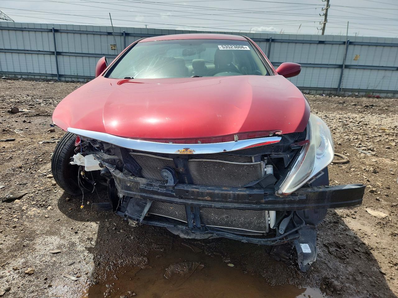 2013 Hyundai Sonata Gls Красный vin: 5NPEB4AC0DH513368