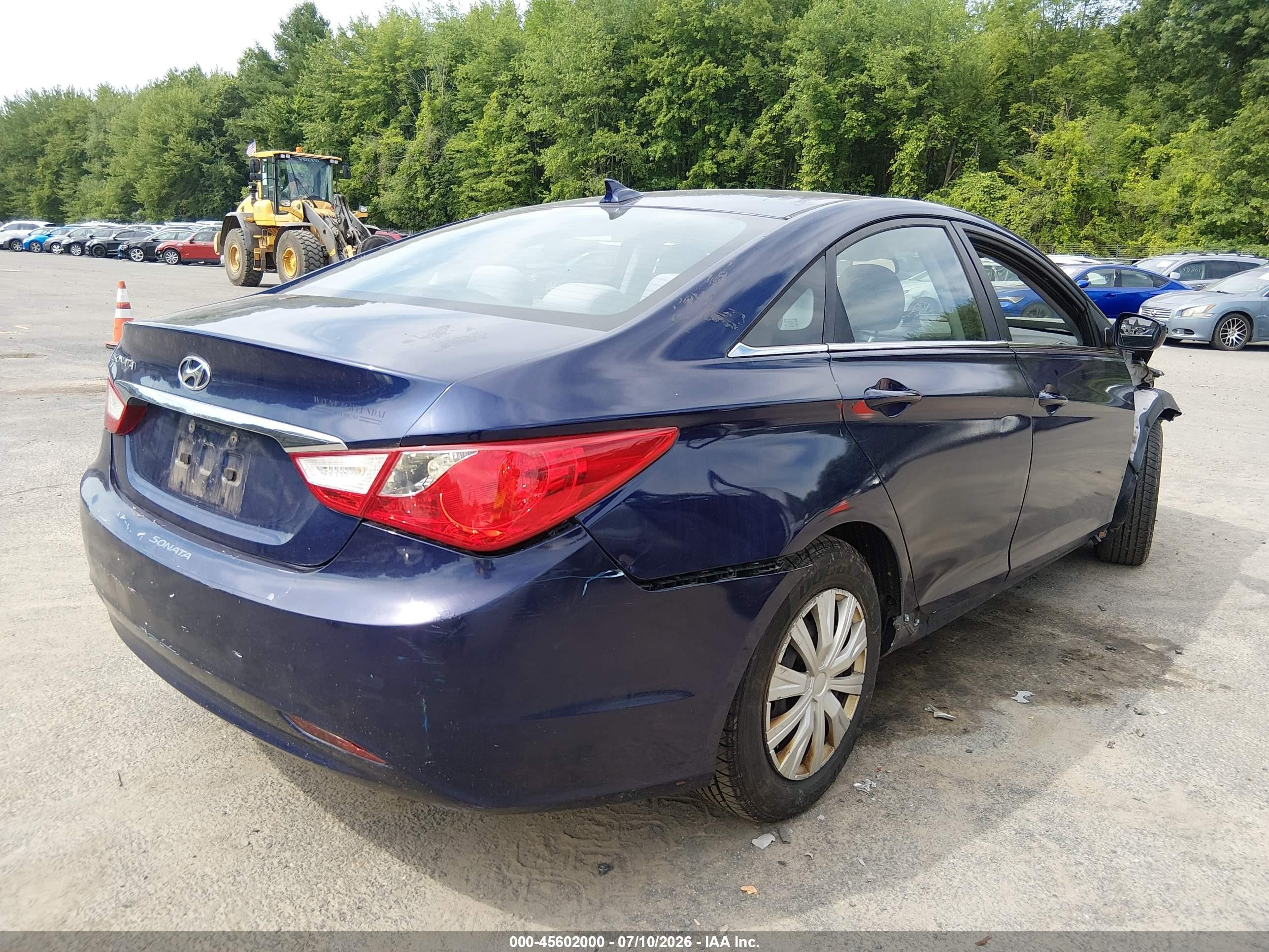 2013 Hyundai Sonata Gls Синий vin: 5NPEB4AC0DH517498