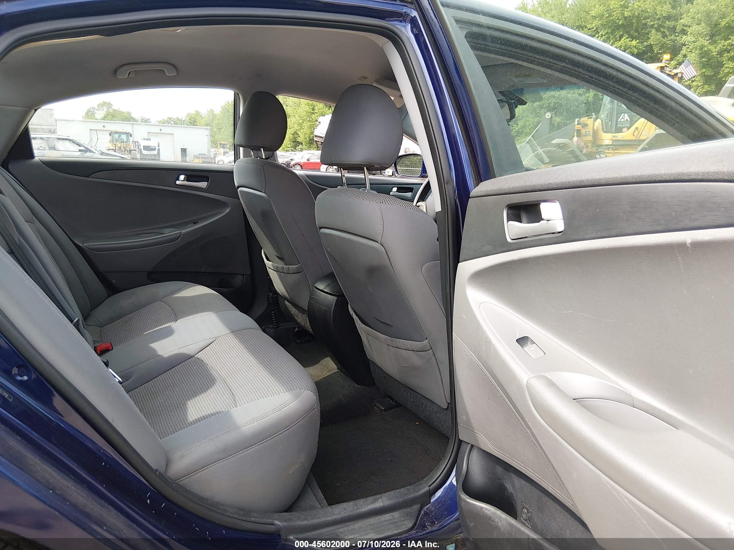 2013 Hyundai Sonata Gls Синий vin: 5NPEB4AC0DH517498
