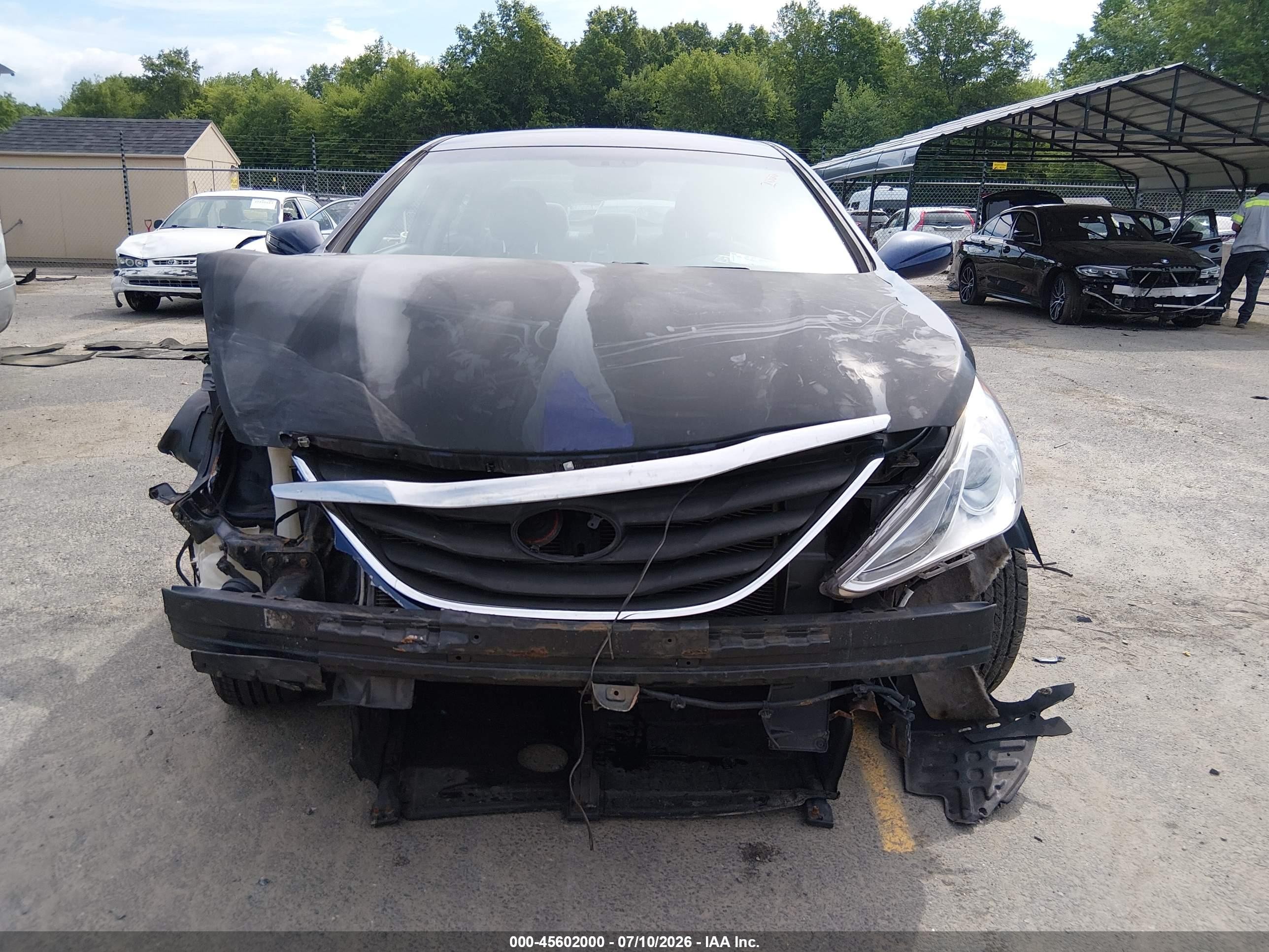 2013 Hyundai Sonata Gls Синий vin: 5NPEB4AC0DH517498