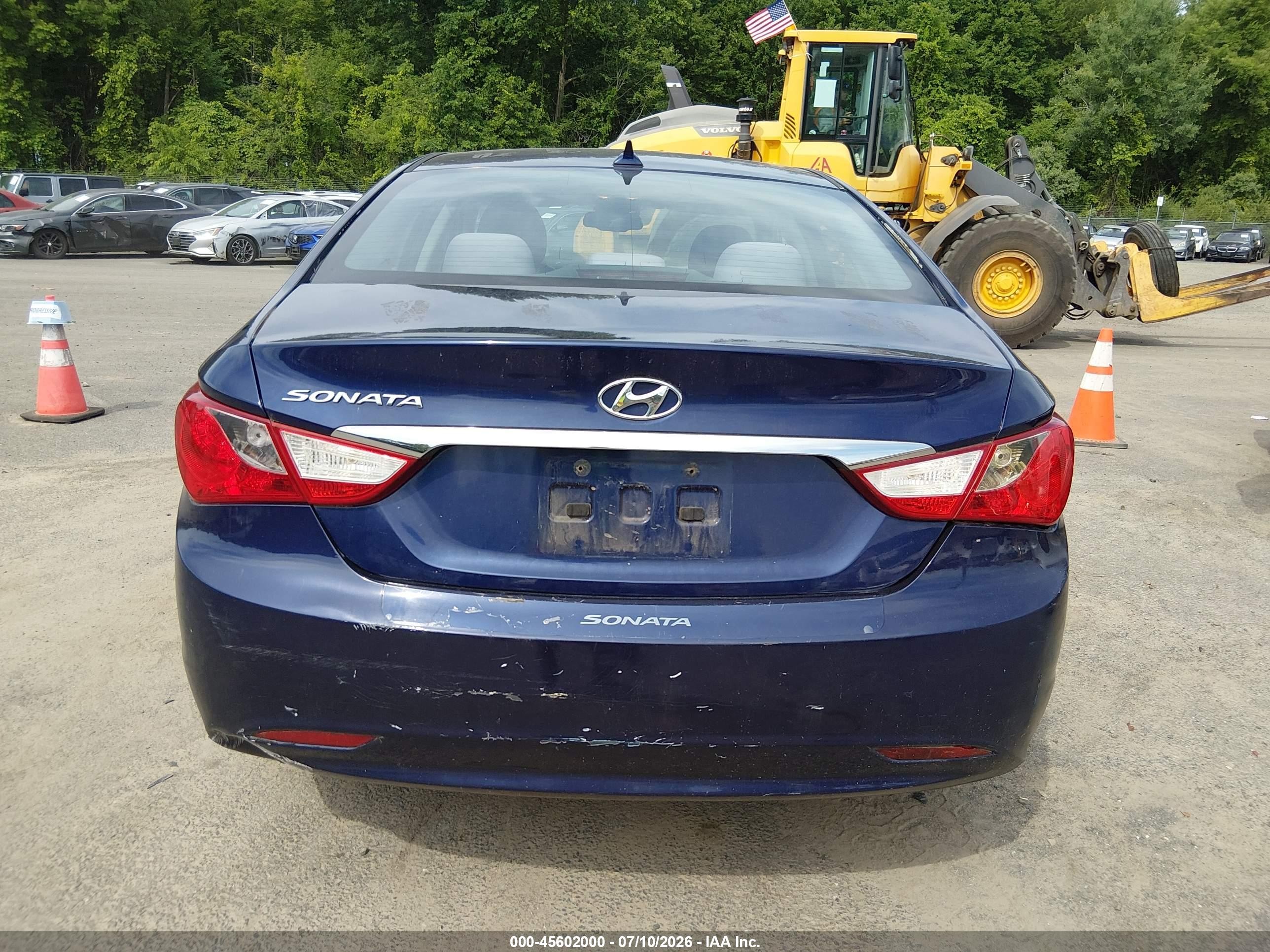 2013 Hyundai Sonata Gls Синий vin: 5NPEB4AC0DH517498